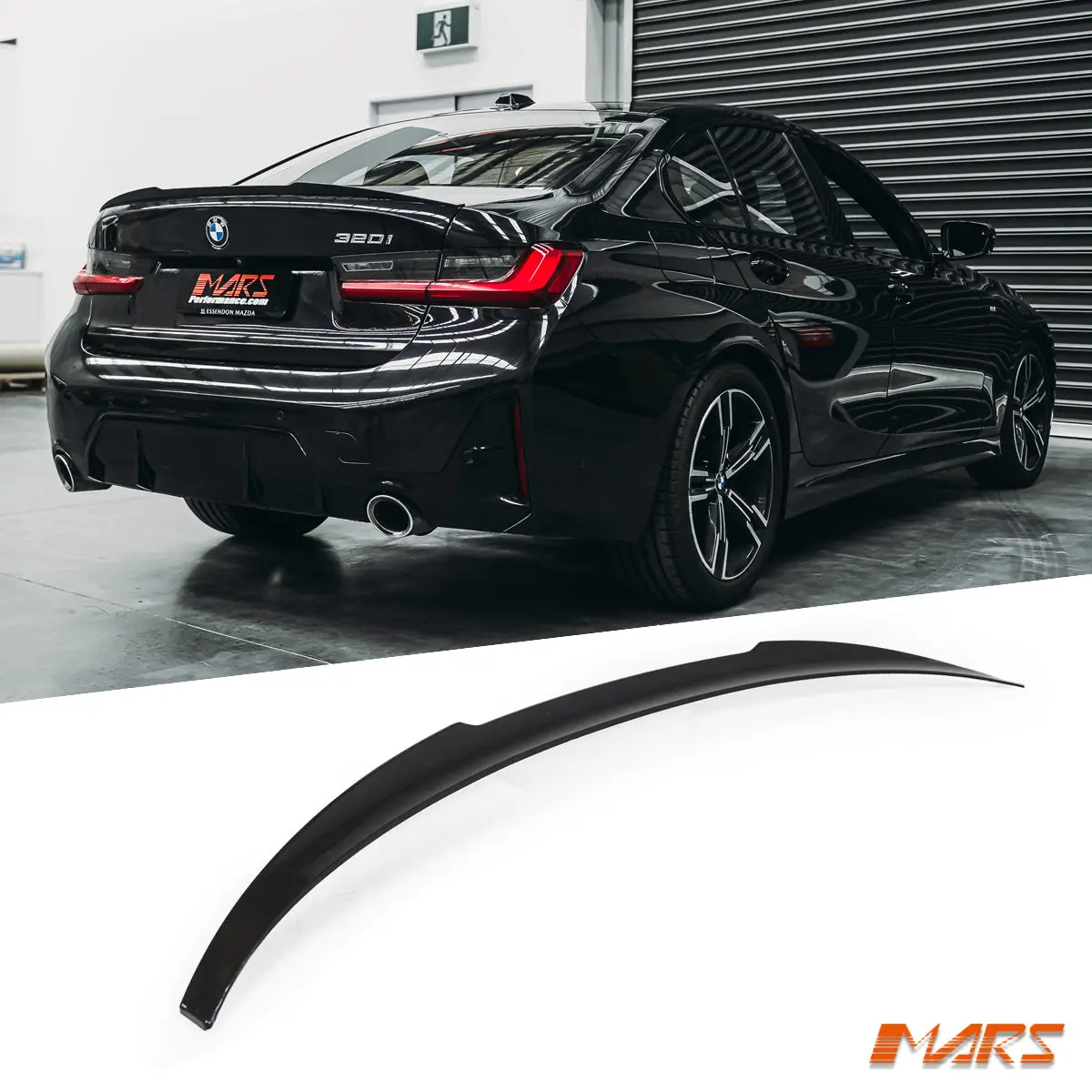 Gloss Black M3 Style Rear Trunk Boot Lip Spoiler Wing Bodykit For Bmw 3 Series G20 & G80 Sedan 1