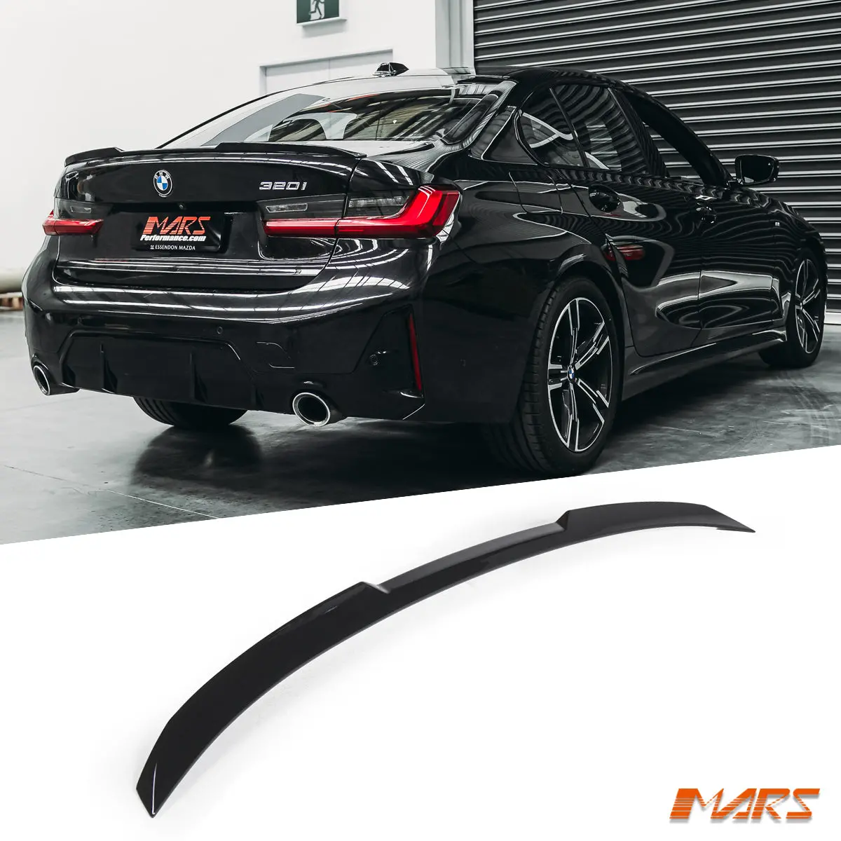 Gloss Black M4 Style Rear Trunk Boot Lip Spoiler Wing Bodykit For Bmw 3 Series G20 & G80 M3 1