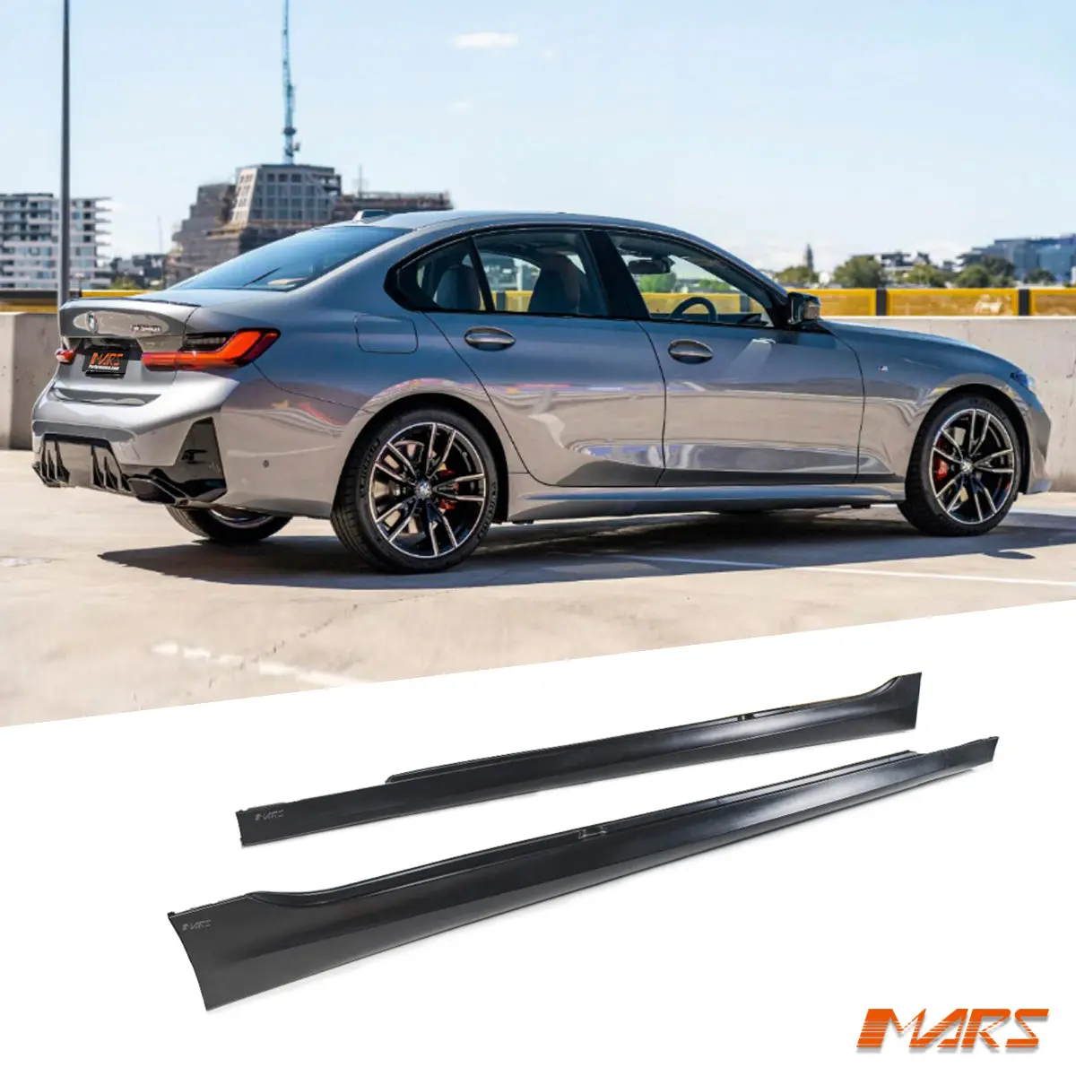 M Sport Style Lower Side Skirts Bodykit For Bmw 3-Series G20 G21 320I 320D 330E 330I M340i 2018-2025 1