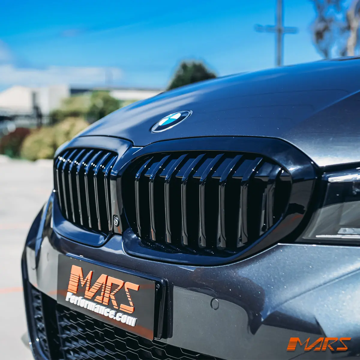 Gloss Black M Sport Style Front Bumper Bar Grill Grille Bodykit For Bmw 3-Series G20 Sedan & G21 Wagon, Pre Lci 2018-2022 1