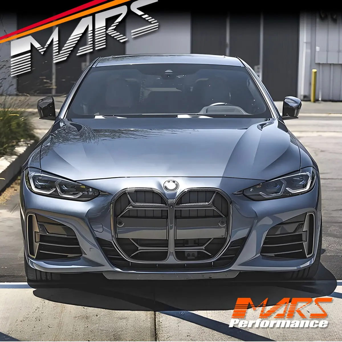 Dry Carbon Fibre Csl Style Front Bumper Bar Grill Grille Bodykit For Bmw 4-Series G22 Coupe & G23 Convertible 1