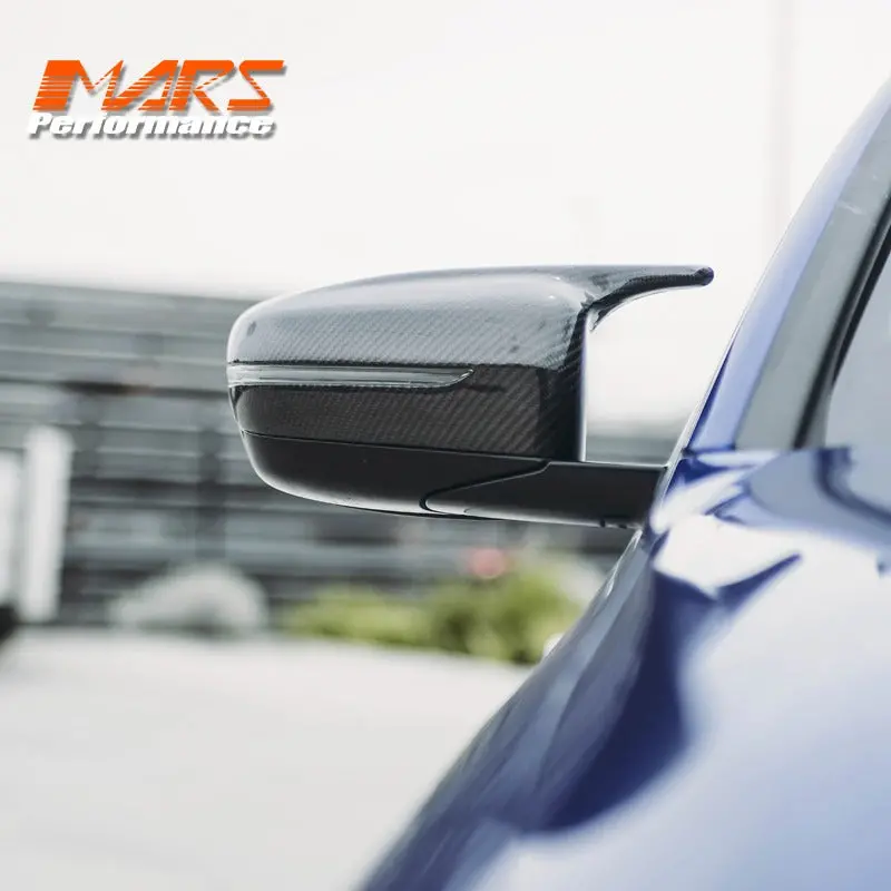 M Style Carbon Fibre Replacement Mirror Cover Caps Bodykit For Bmw 2 Series G42 & 4 Series G22 G23 G26 1