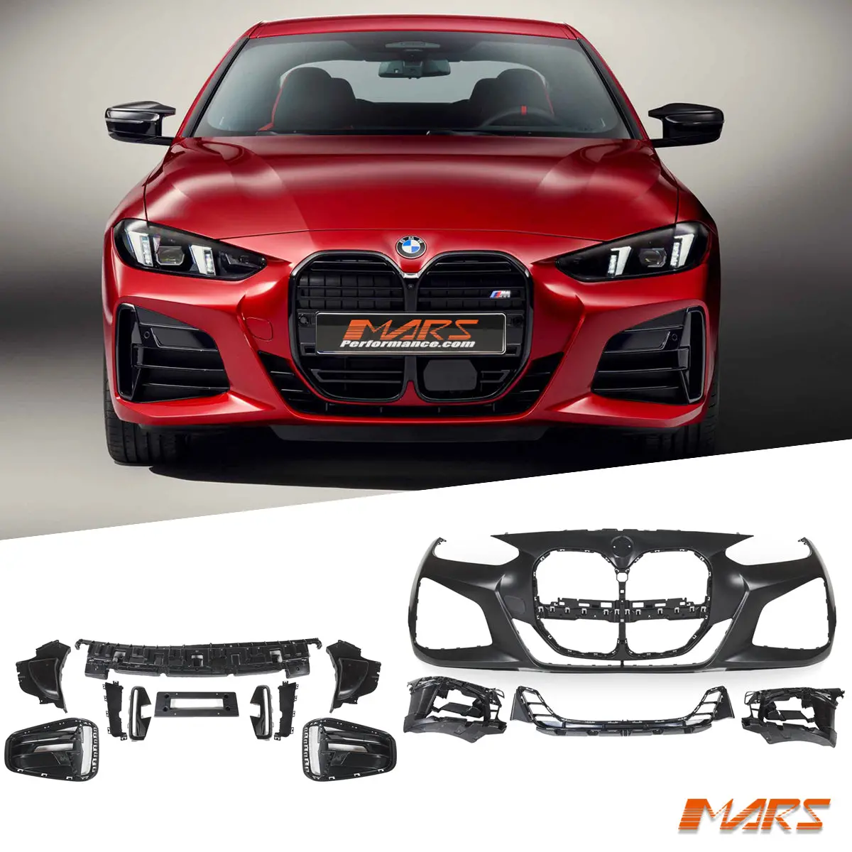M Sport Style Front Bumper Bar Bodykit For Bmw 4 Series G22 Coupe & G23 Convertible 2020-2025 1