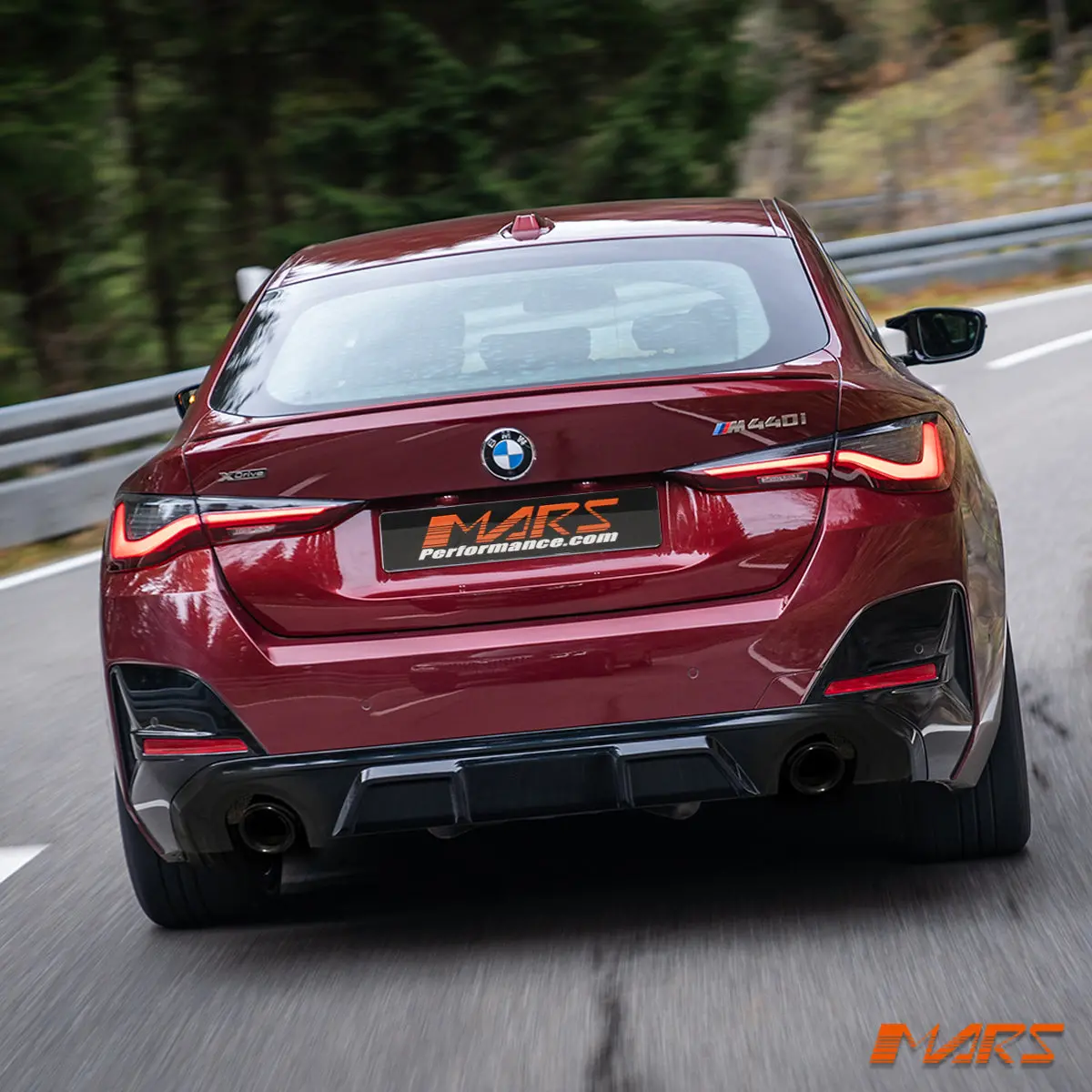 Gloss Black Performance Rear Bumper Bar Diffuser Bodykit For Bmw 4-Series G26 Gran Coupe 2021-2025 2