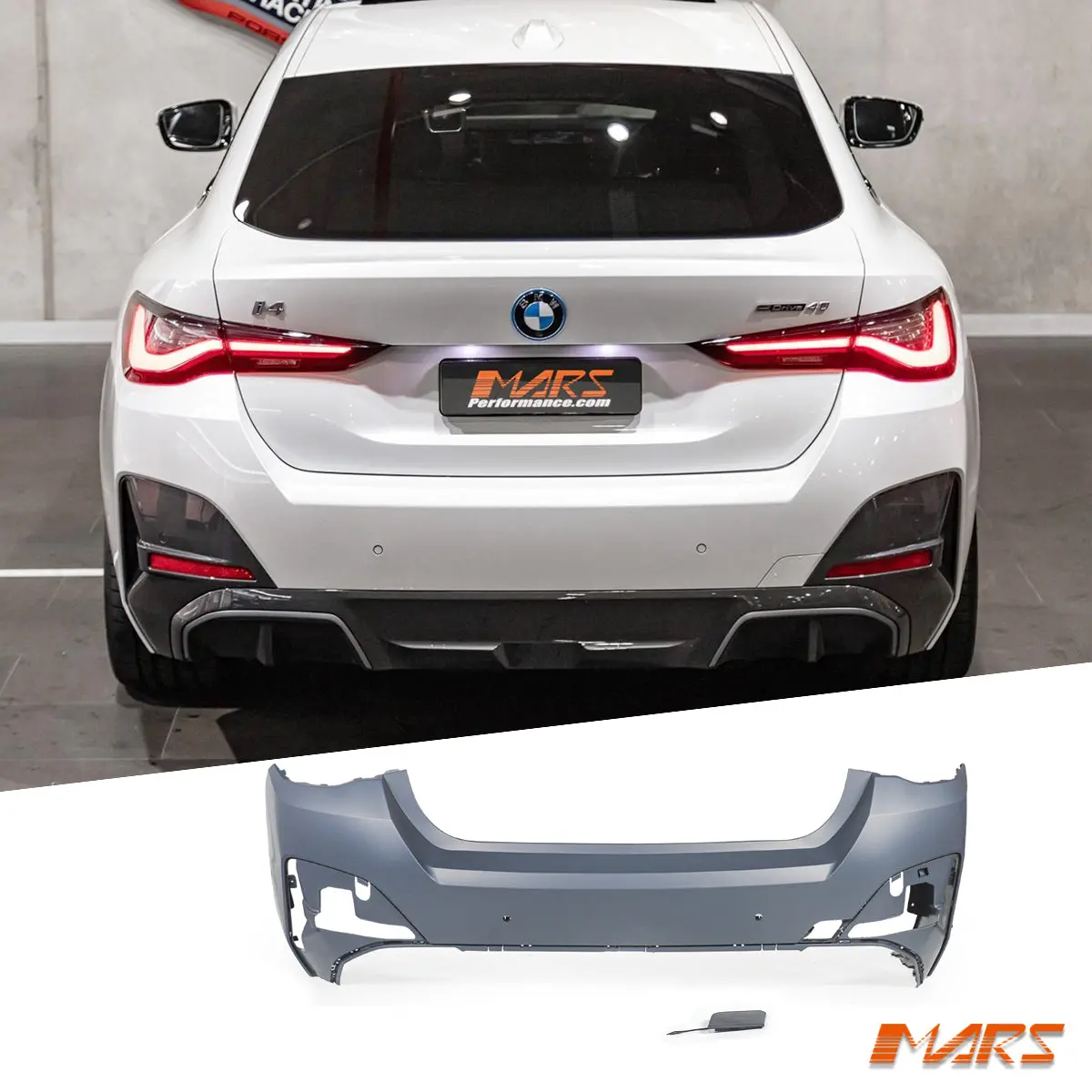 M Sport Rear Bumper Bar Cover For Bmw 4-Series & I4 G26 Gran Coupe 2021-2024 1