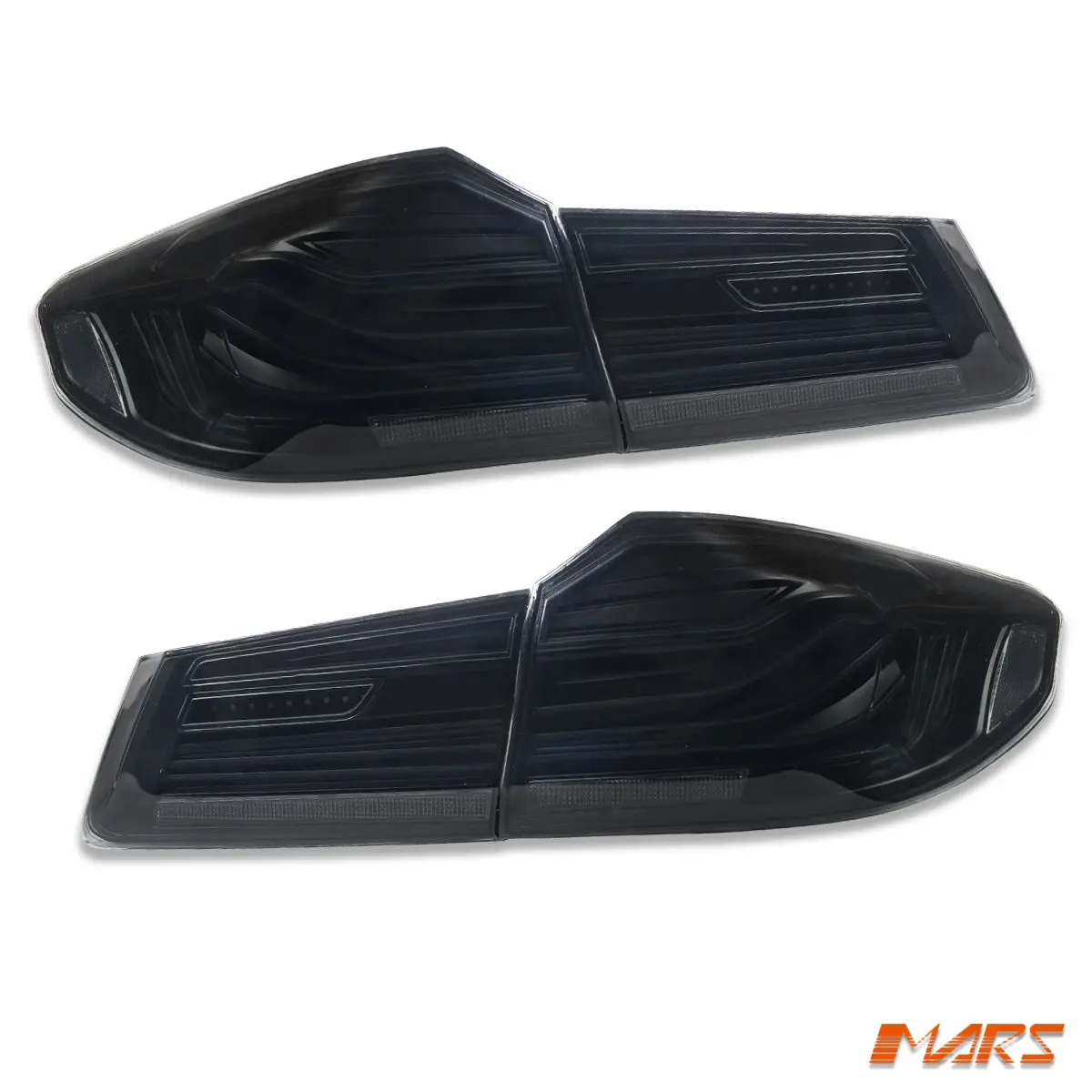 Smoked Csl Style Full Led Tail Lights With Sequential Indicator For Bmw 5 Series G30 & M5 F90 2017-2023 1