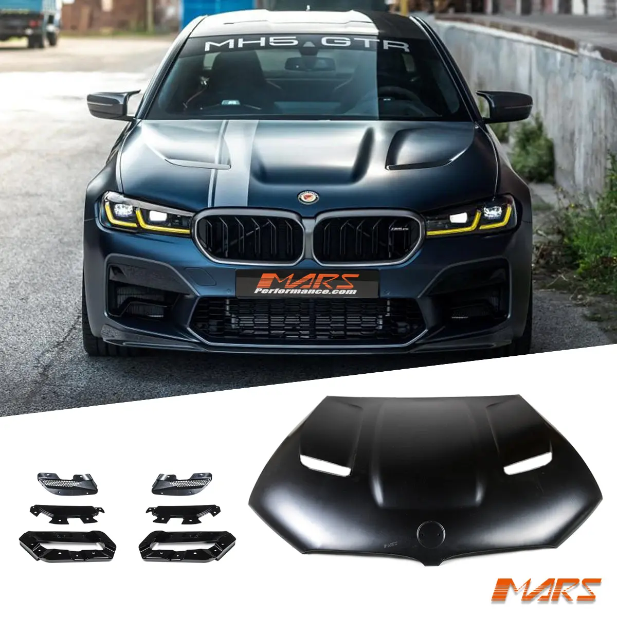 M5 Cs Style Aluminium Bonnet Hood Bodykit For Bmw 5 Series G30 G31 & F90 M5 2017-2023 1