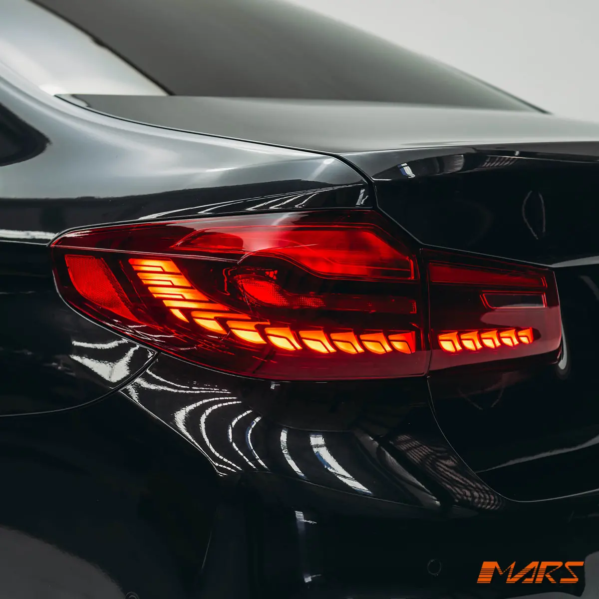 Full Red Oled Style Tail Lights With Led Sequential Indicator For Bmw 5 Series Pre G30 & M5 F90 2017-2023 1