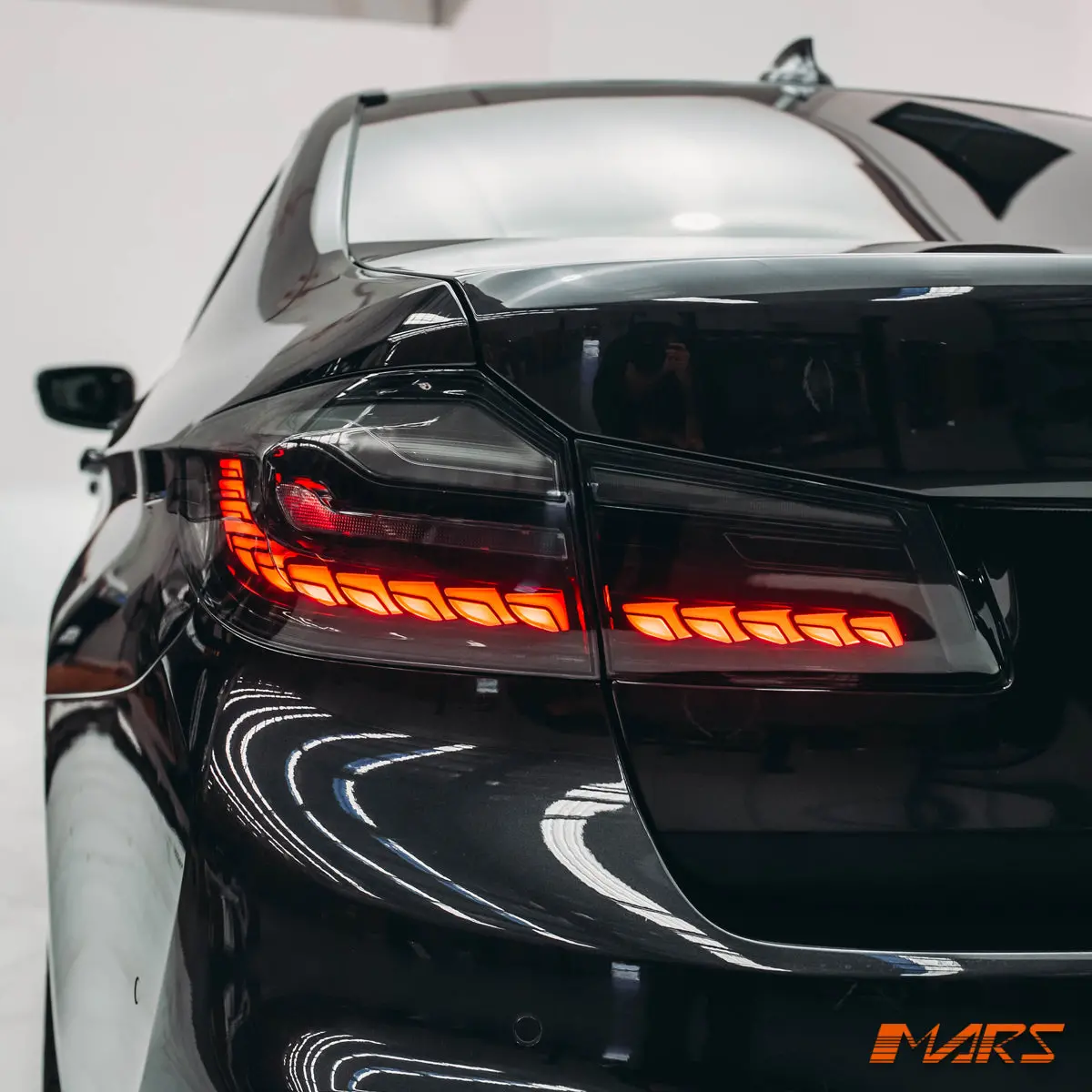 Smoked Oled Style Tail Lights With Led Sequential Indicator For Bmw 5 Series Pre G30 & M5 F90 2017-2023 1