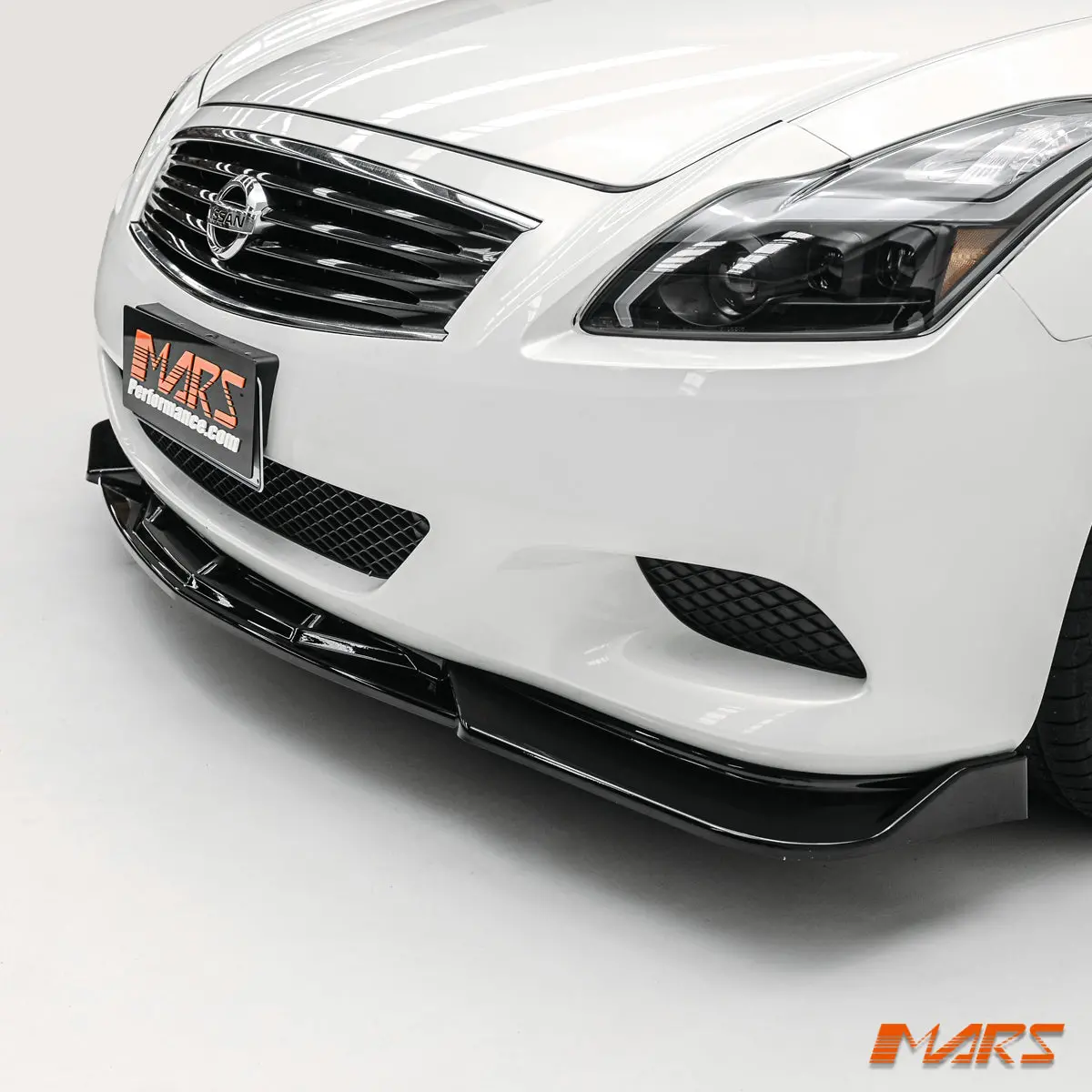 Floaro Gloss Black Front Bumper Bar Lower Lip Spoiler With Winglets Bodykit For Infiniti G37 & 370Gt Coupe 1