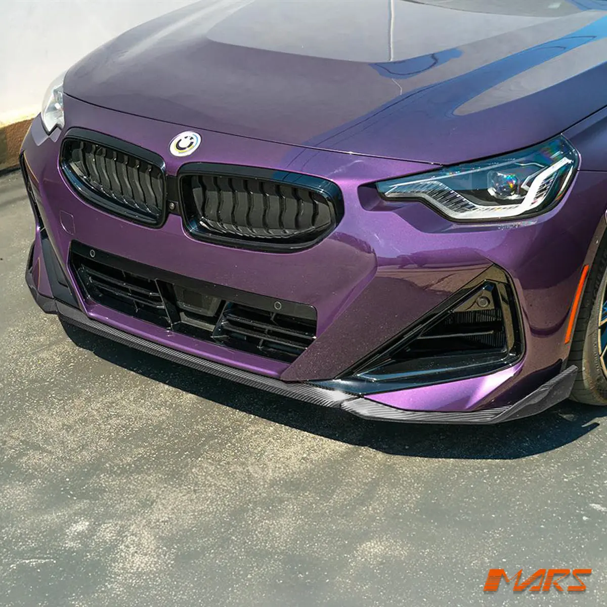 M Performance Style Dry Carbon Fibre Front Bumper Bar Lip Spoiler Bodykit For Bmw 2 Series G42 2021-2024 1
