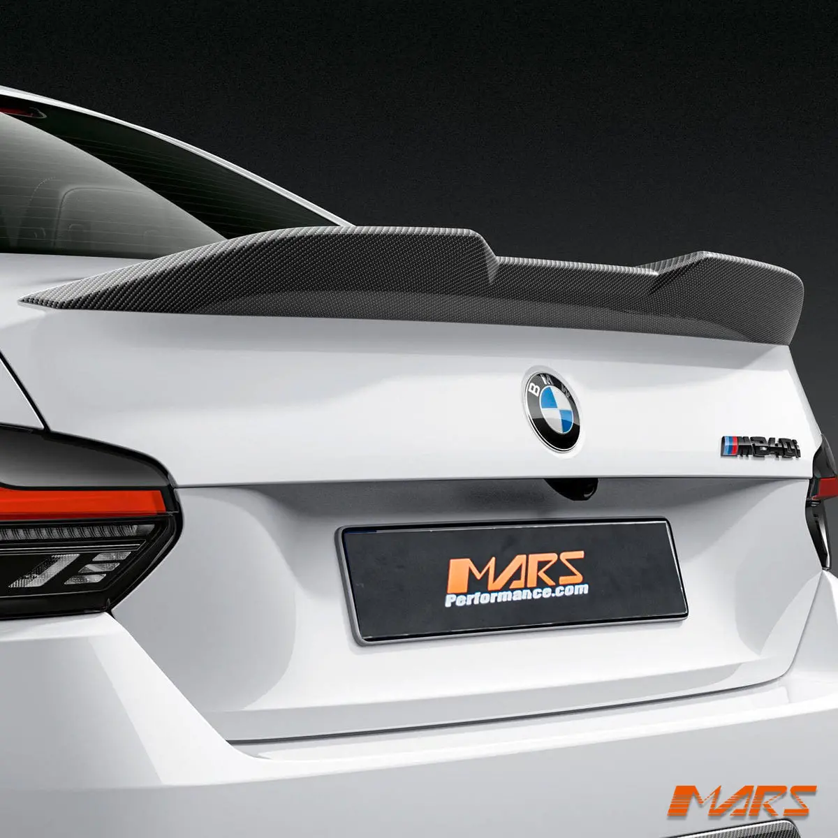 M Performance Style Dry Carbon Fibre Rear Trunk Lip Spoiler Bodykit For Bmw 2 Series G42 & G87 M2 2021-2024 1