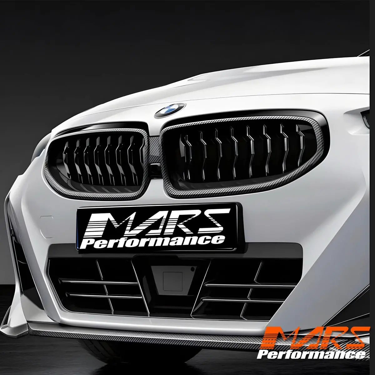 M Performance Style Dry Carbon Fibre Front Bumper Bar Grill Cover Trim Bodykit For Bmw 2 Series G42 2021-2024 1