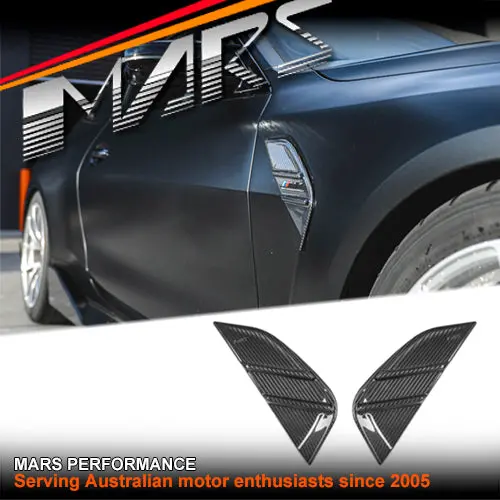 M Performance Style Dry Carbon Fibre Side Fender Guard Vents For Bmw G82 G83 M4 1