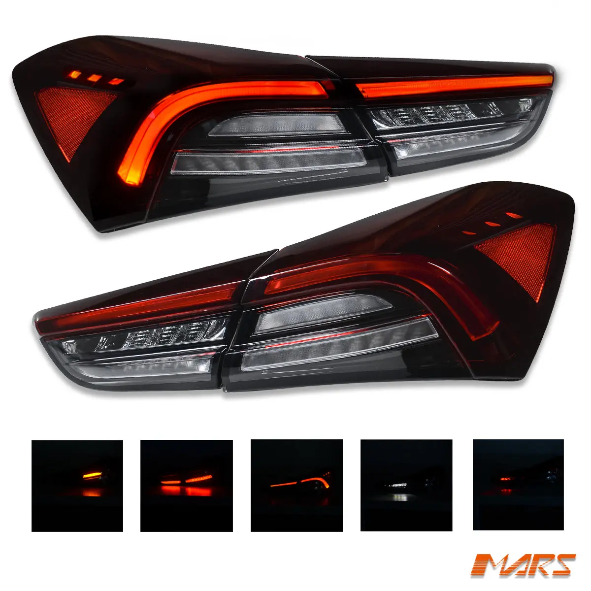 Trofeo Update Style Full Led Tail Lights For Maserati Ghibli M157 2013-2020 1