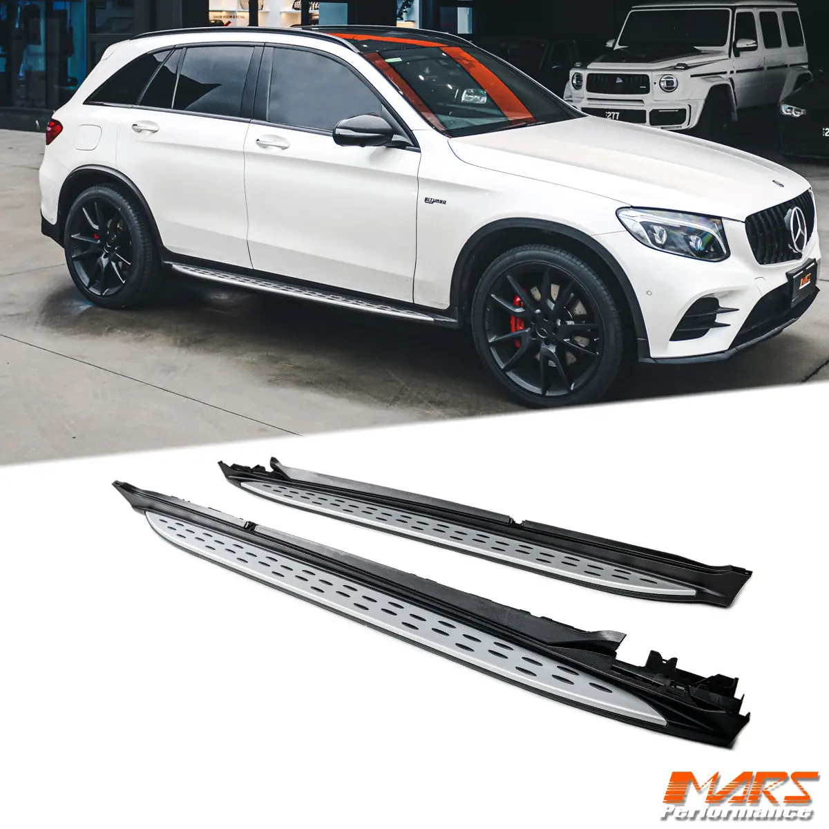 Foot Rest Running Boards Side Step Nerf Bar For Mercedes Benz Glc Class X253 Hatch & C253 Coupe 2015-2022 1