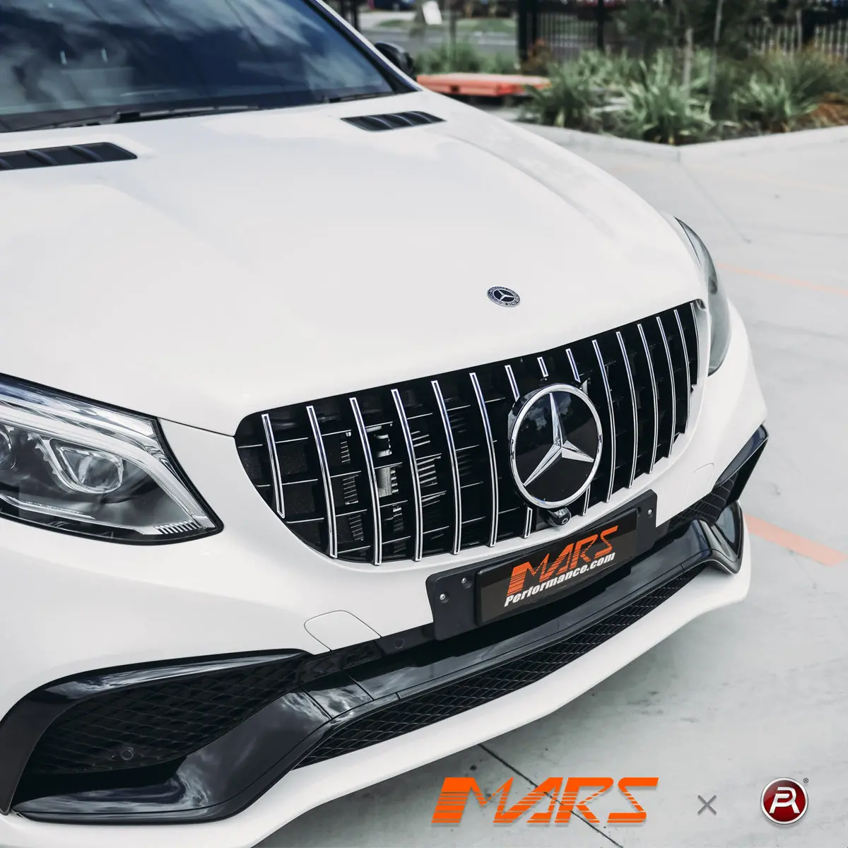 Panamericana Front Bumper Bar Grille Grill Bodykit For Mercedes-Benz Gle63 Amg W166 Hatch & C292 Coupe 2015-2019 1