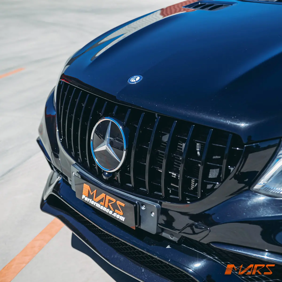 Gloss Black Panamericana Front Bumper Bar Grille Grill Bodykit For Mercedes-Benz Gle63 Amg W166 Hatch & C292 Coupe 2015-2019 1