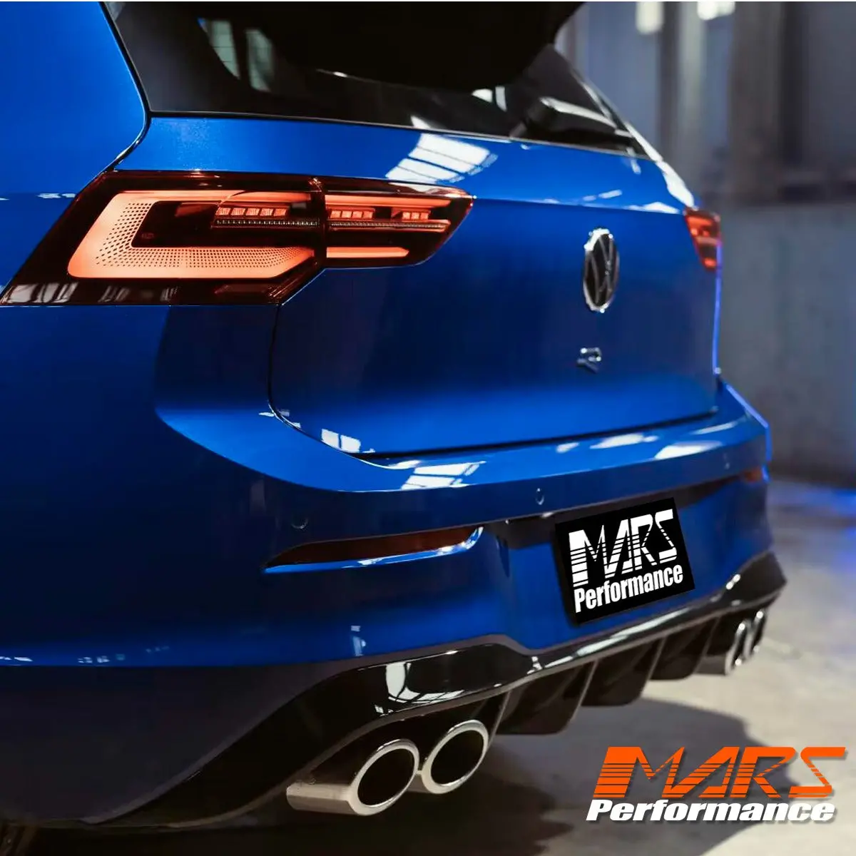 R Style Rear Bumper Bar Lower Diffuser Spoiler Bodykit For Volkswagen Vw Golf Viii Mk-8 2021-2024 2