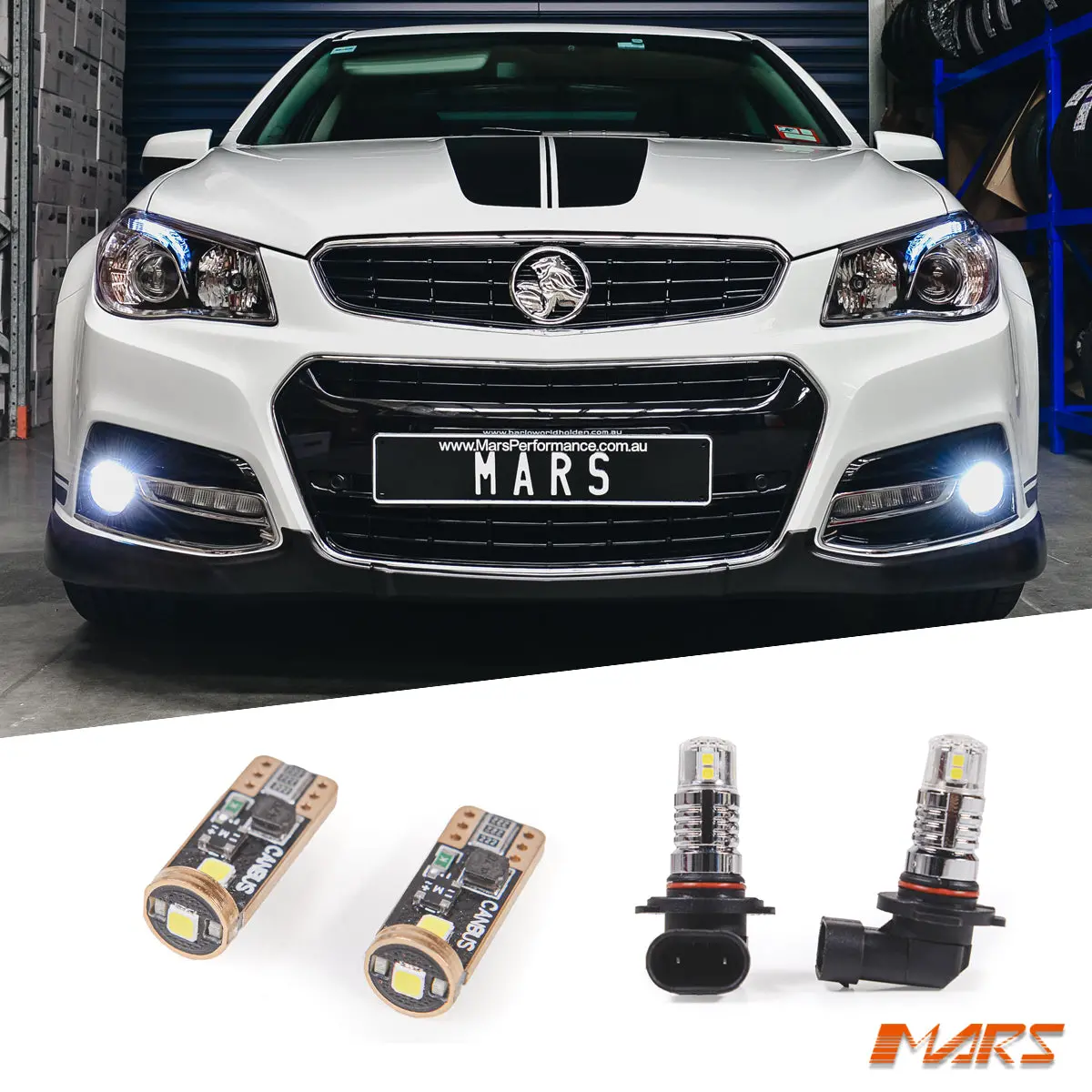 Mars Led Headlight Parker & Fog Light Bulbs For Holden Commodore Vf (International · Ss · Ss-V · Sv6) 1