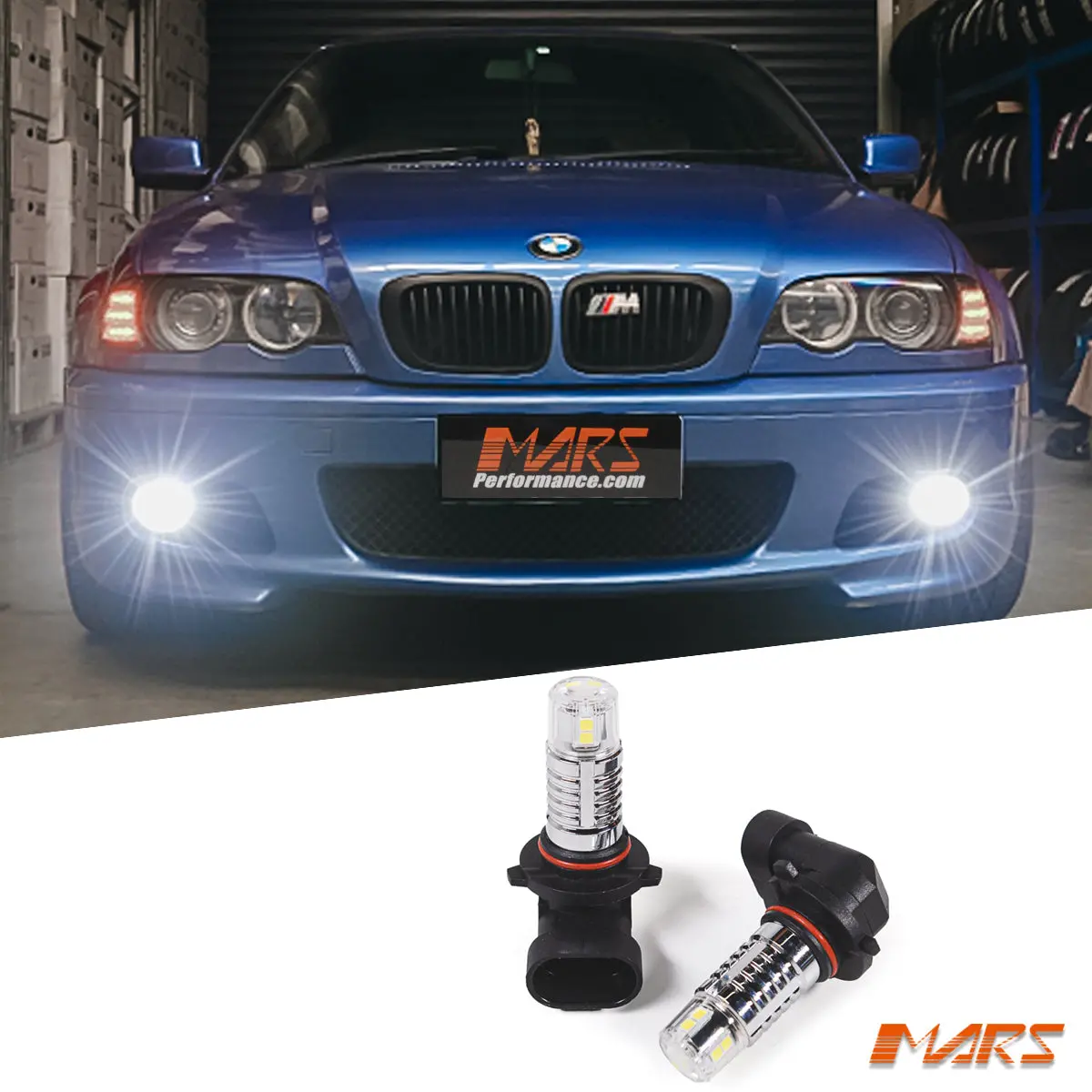 2X Mars Performance High Power Projector Led Smd White Fog Light Bulbs For Bmw E46 M Tech 1