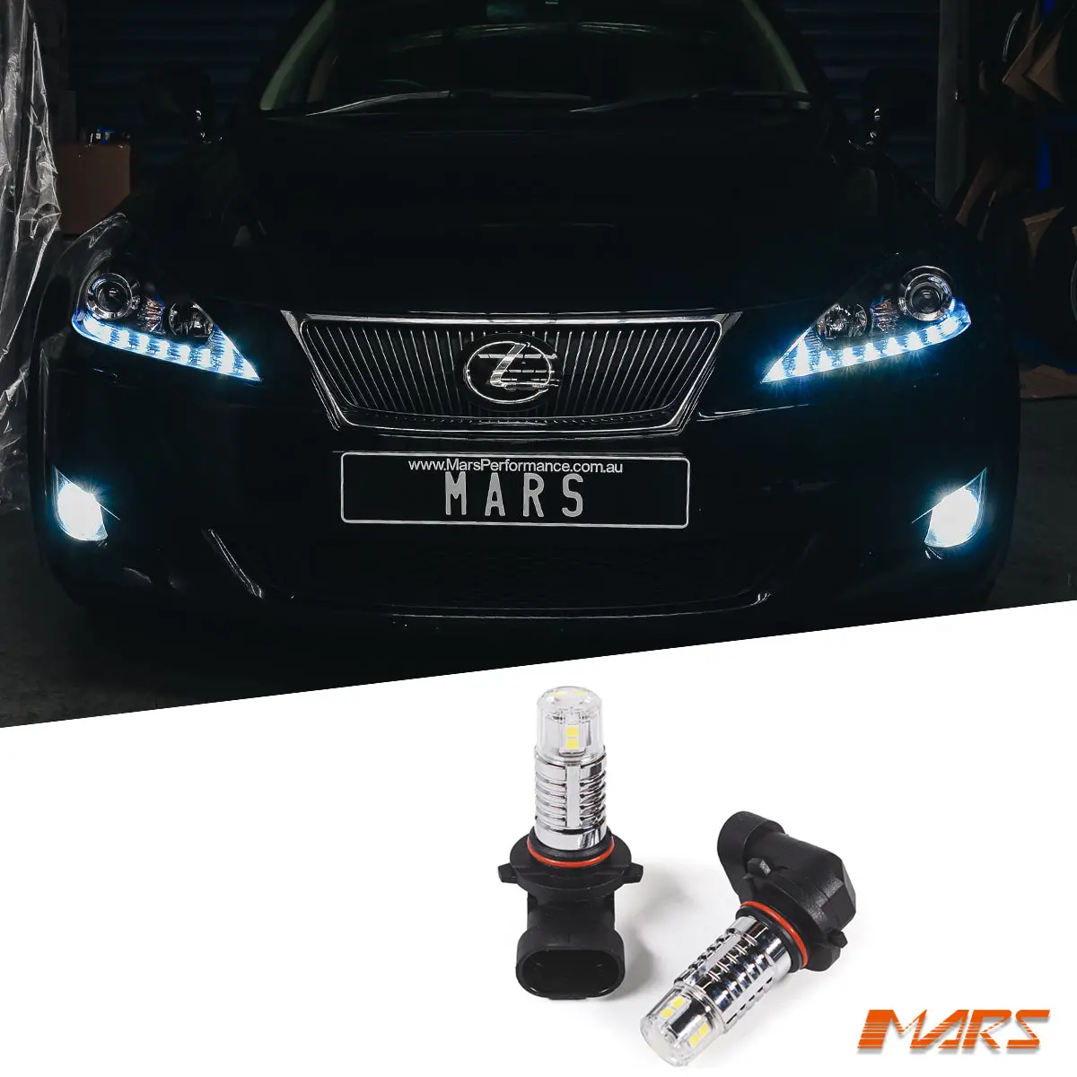 2X Mars Performance High Power Projector Led Smd White Fog Light Bulbs For Lexus Is250 Is350 Xe20 2005-2013 1