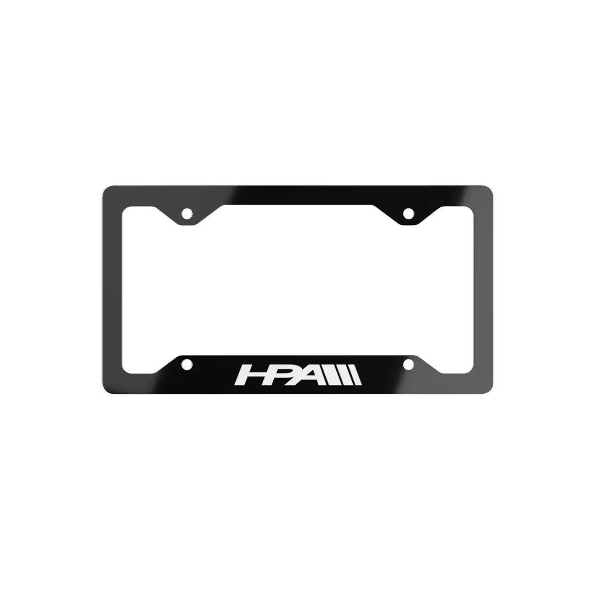Hpa Deluxe Metal License Plate Frame 1