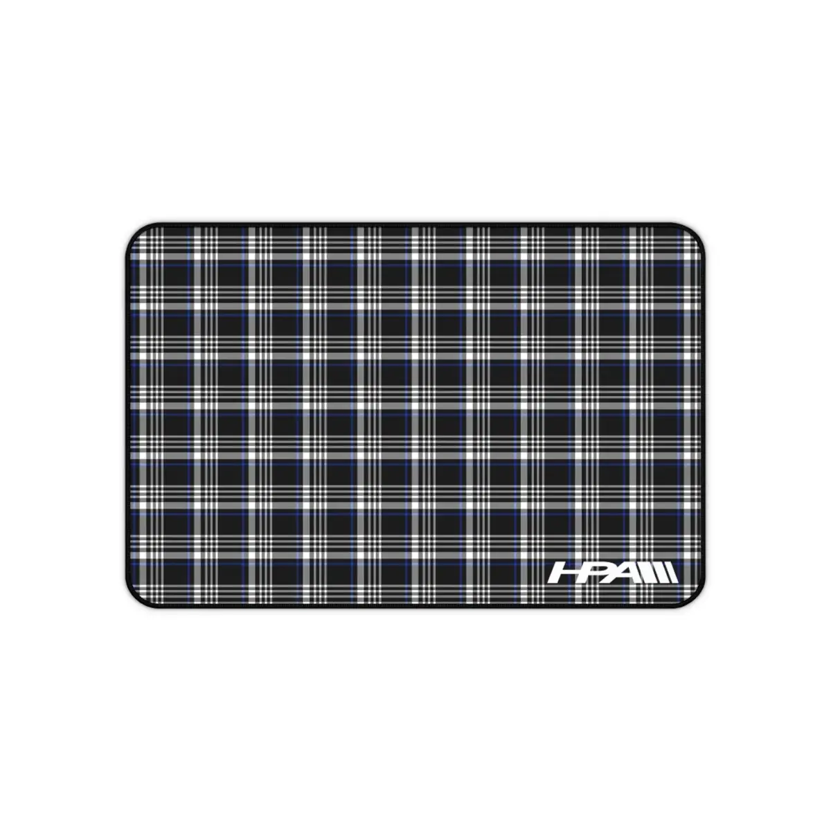 Hpa Gti Plaid Blue Desk Mat 1
