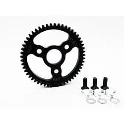 Sjt 254 Hot Racing Steel Spur Gear (54T 0.8 Mod)(Silver) 1