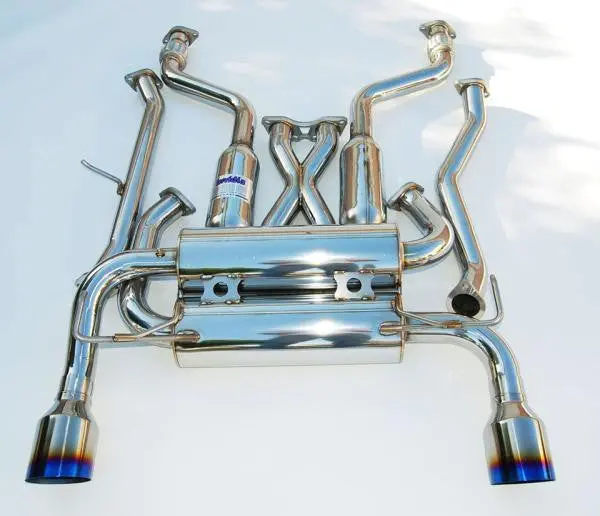 Invidia 09+ 370Z Gemini Single Layer Titanium Tip Cat-Back Exhaust 1