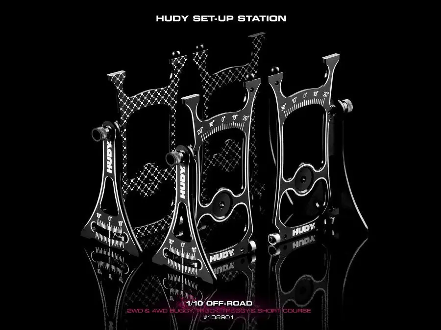 Hudy 108801 Set Up Station For 1/8 Buggy And 1:8 Truggy - Setup Board 1