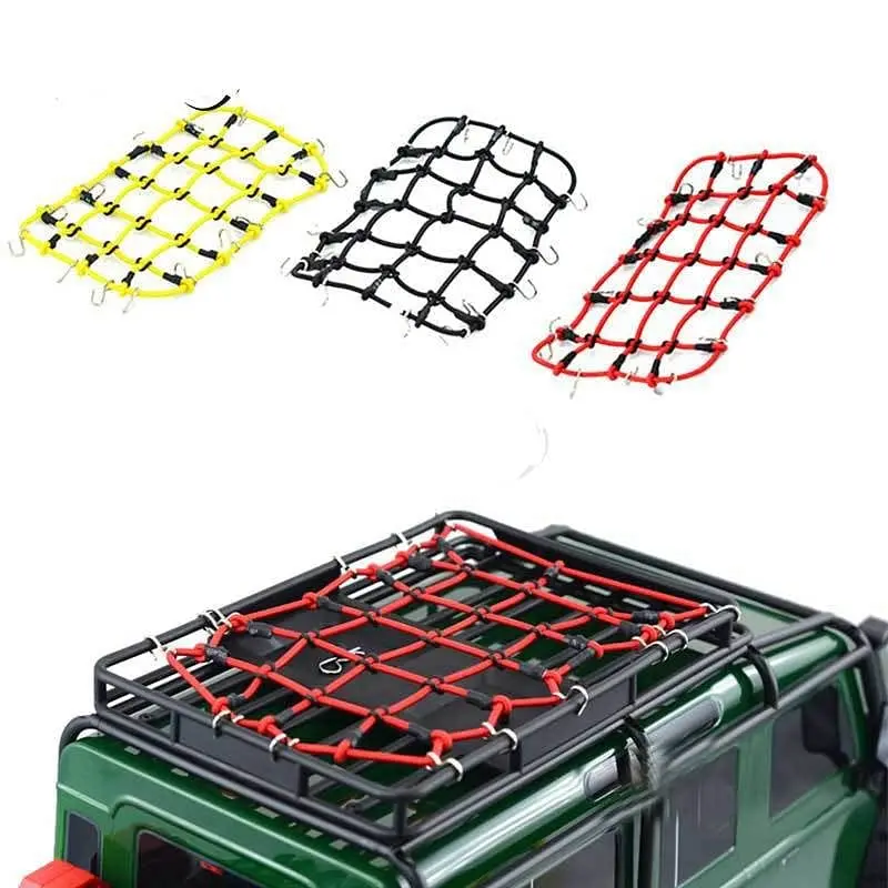 Elastic Luggage Net With Hook For Rc Rock Crawler 19X12cm 1