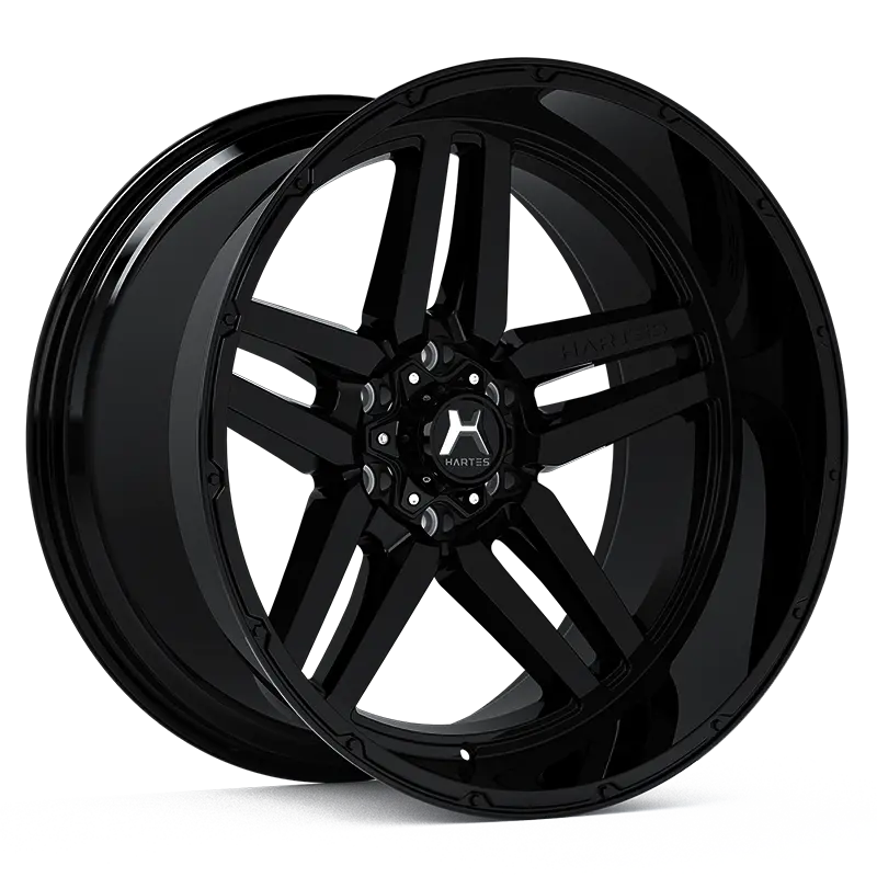 Hartes Metal Wheels Savage Black Satin Lacquer 1