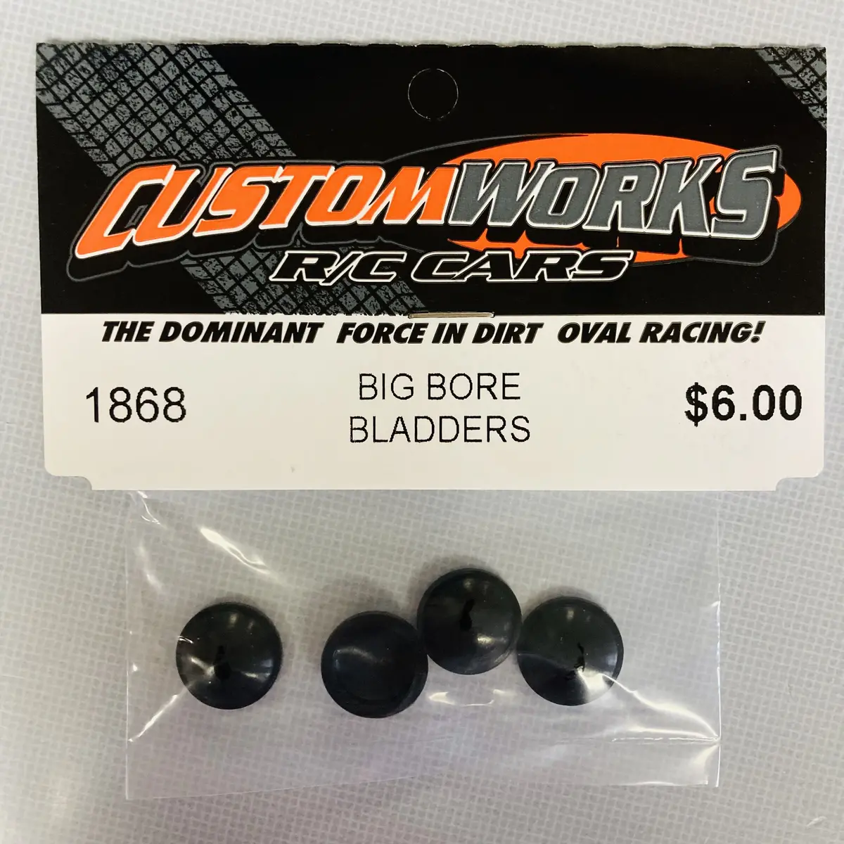 Custom Works 1868 Big Bore Shock Bladders 1