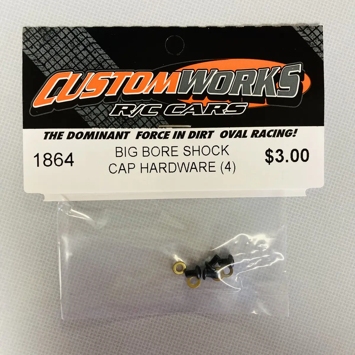Custom Works 1864 Big Bore Shock Cap Hardware 1