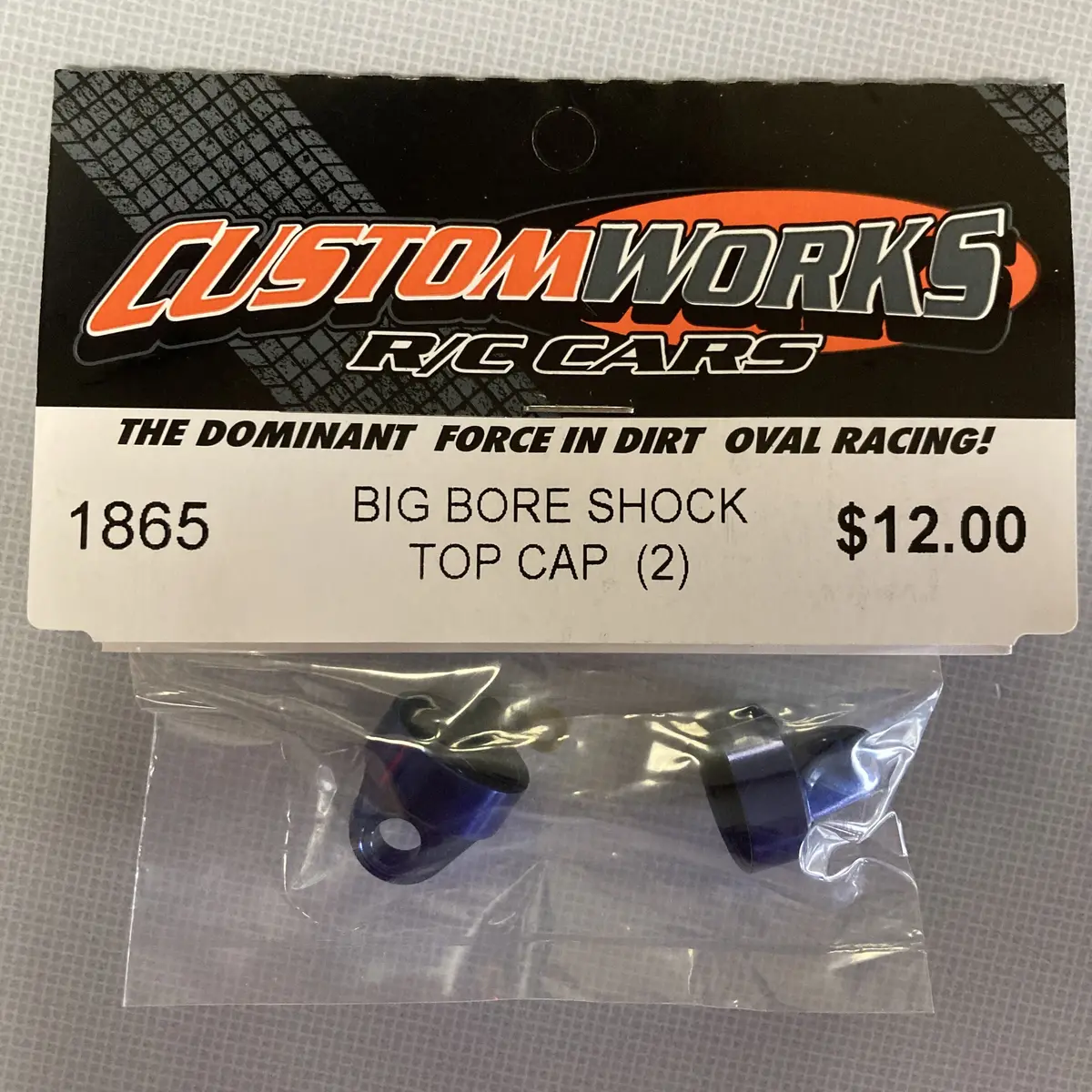 Custom Works 1865 Big Bore Shock Top Cap (2) 1