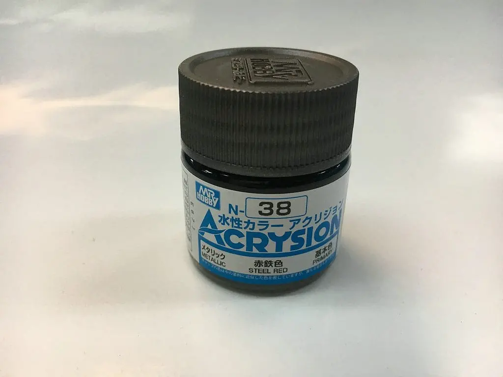 Gnz-N38: Gnz-N38 Steel Red 10Ml Bottle 1