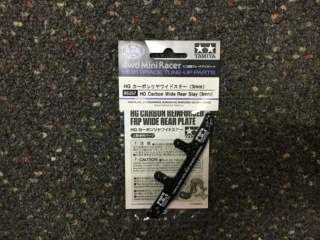 Tamiya 95257 Jr Hg Frp Wide Rear Stay 1