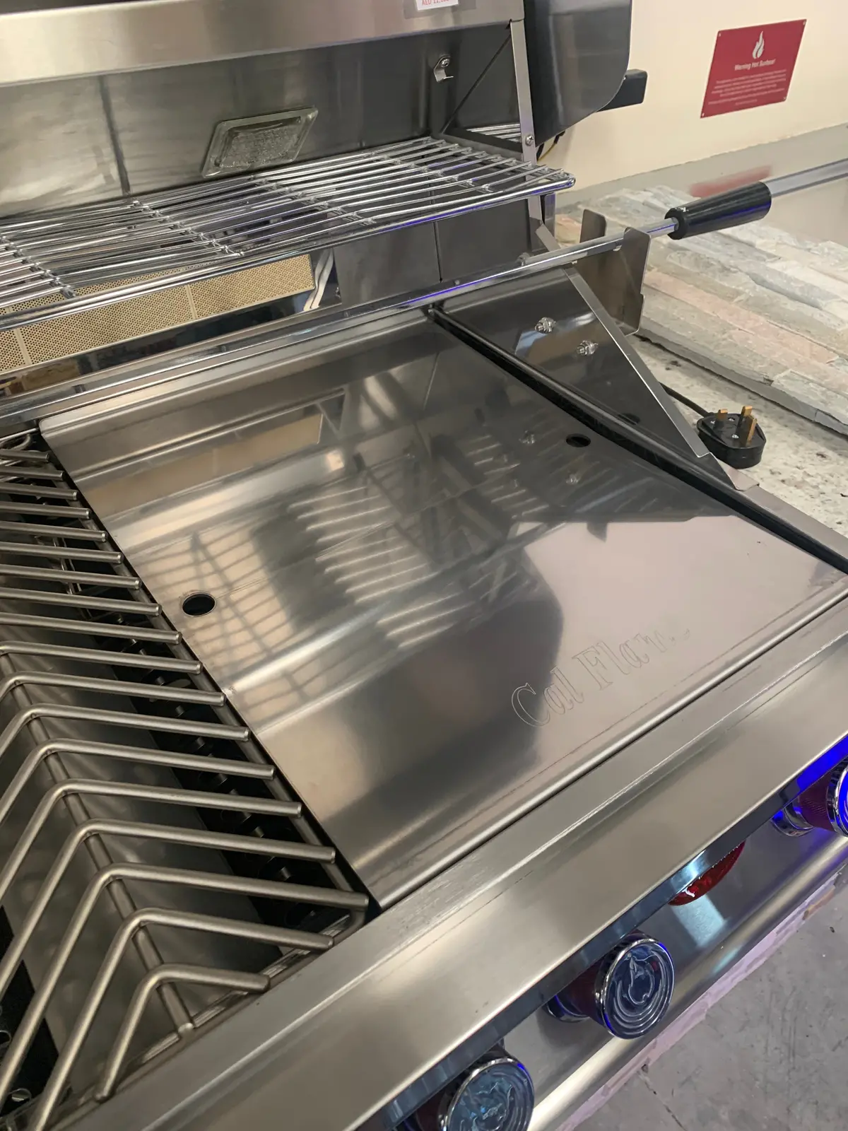 Calflame Stainless Steel Griddle Plate 1