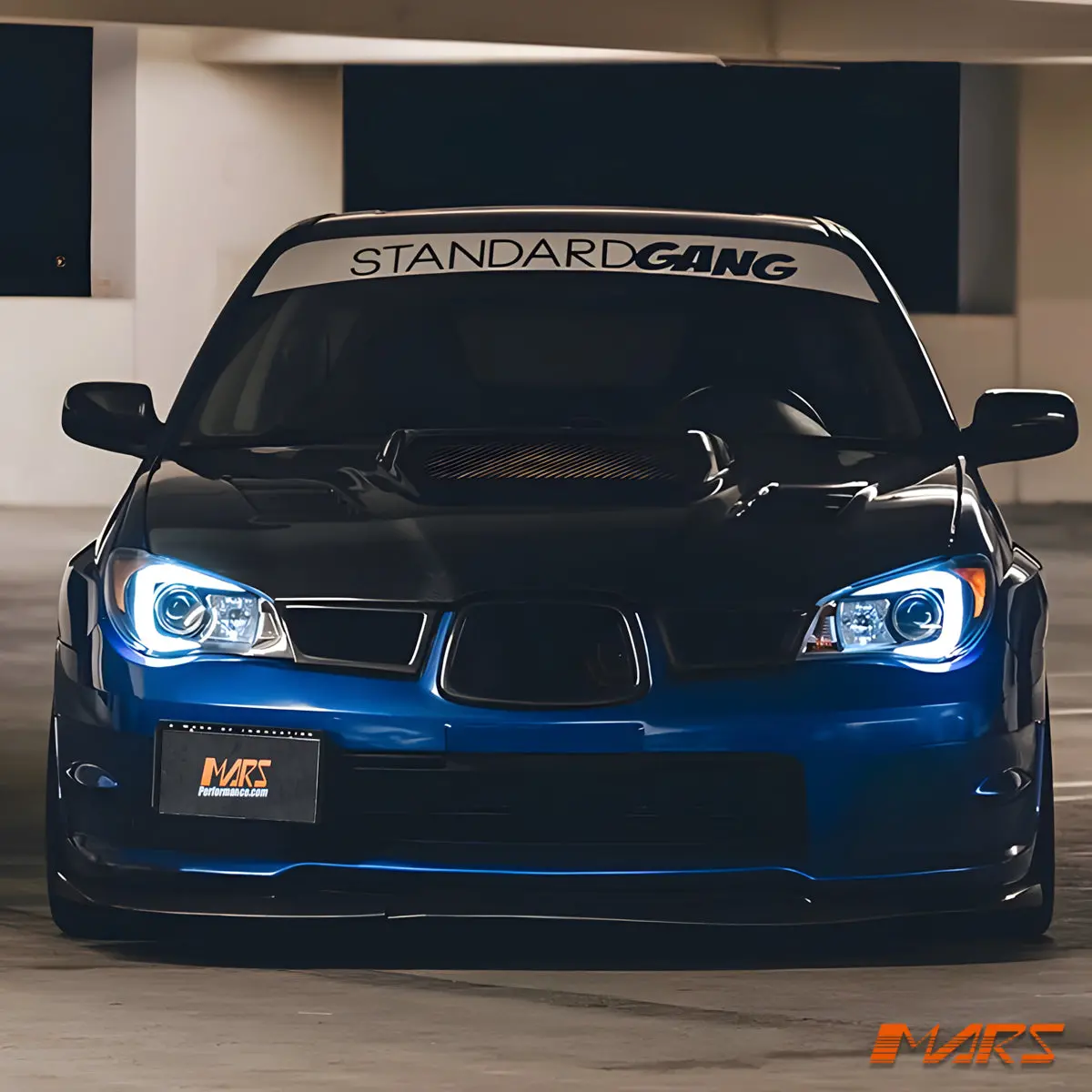 (Replace Stock Halogen Model) Led 3D Stripe Bar Drl Projector Head Lights For Subaru Impreza Gd 2005-2007 1