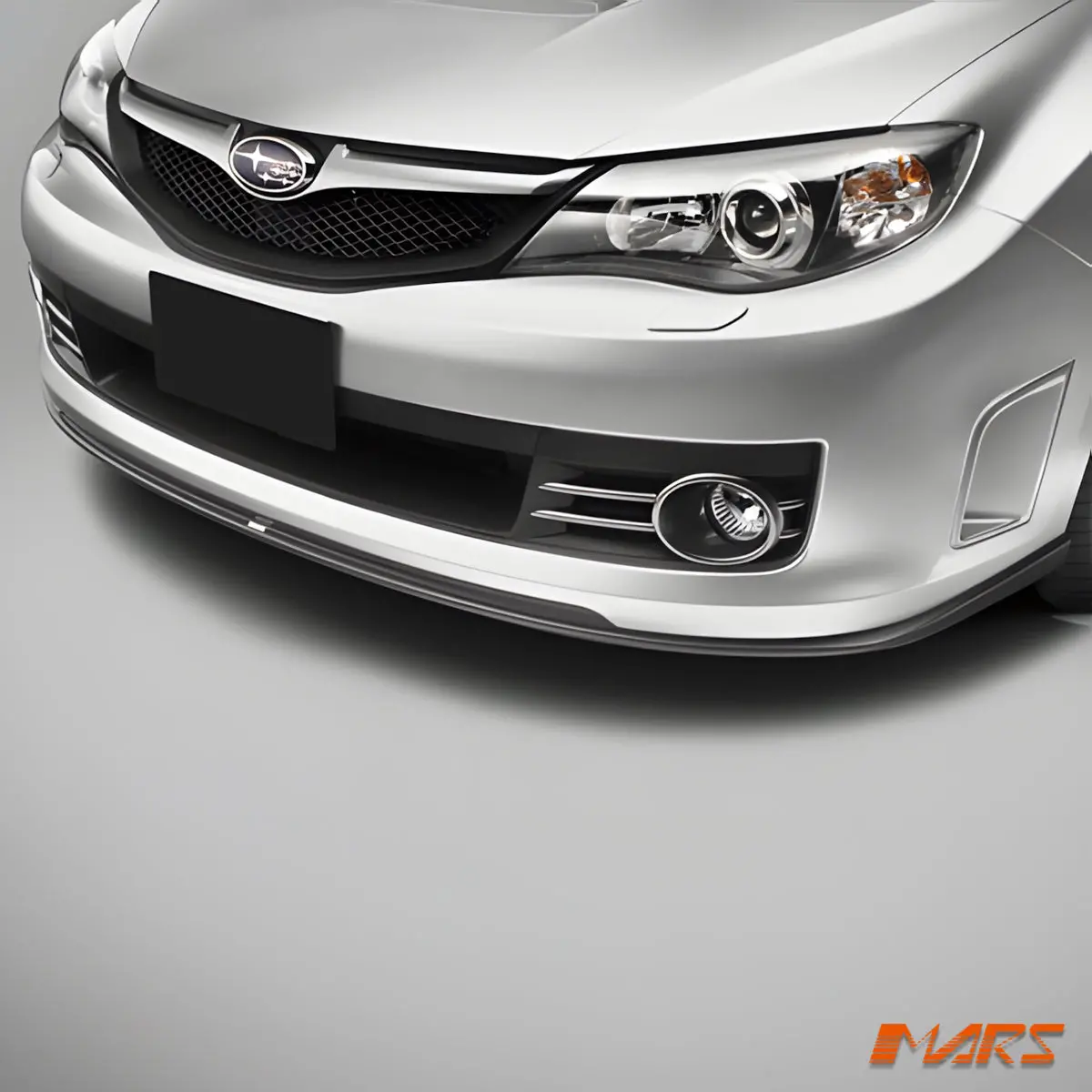 Front Bumper Bar Lower Lip Spoiler Bodykit For Subaru Sti 2007-2010 Widebody Hatchback 2