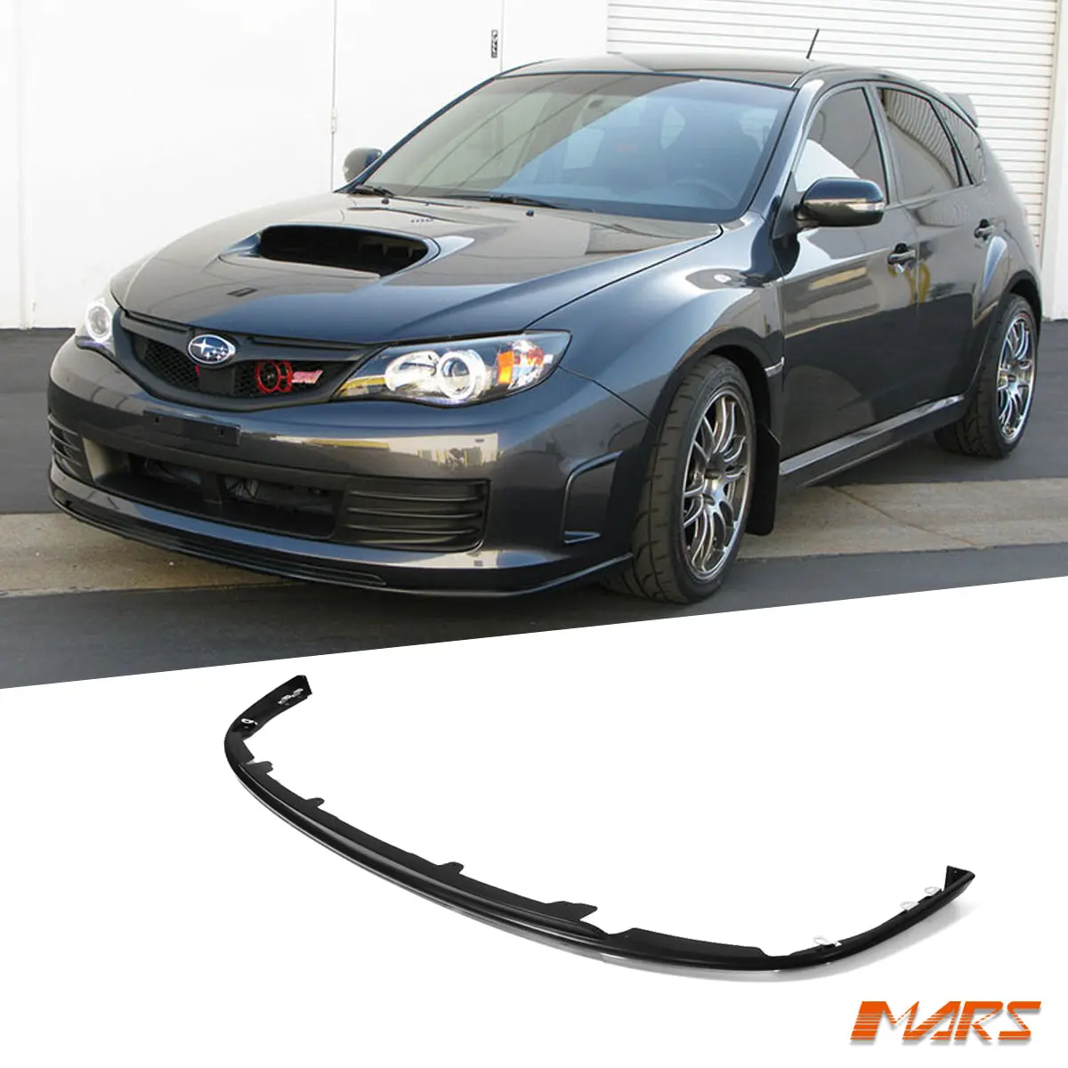 Front Bumper Bar Lower Lip Spoiler Bodykit For Subaru Sti 2007-2010 Widebody Hatchback 1