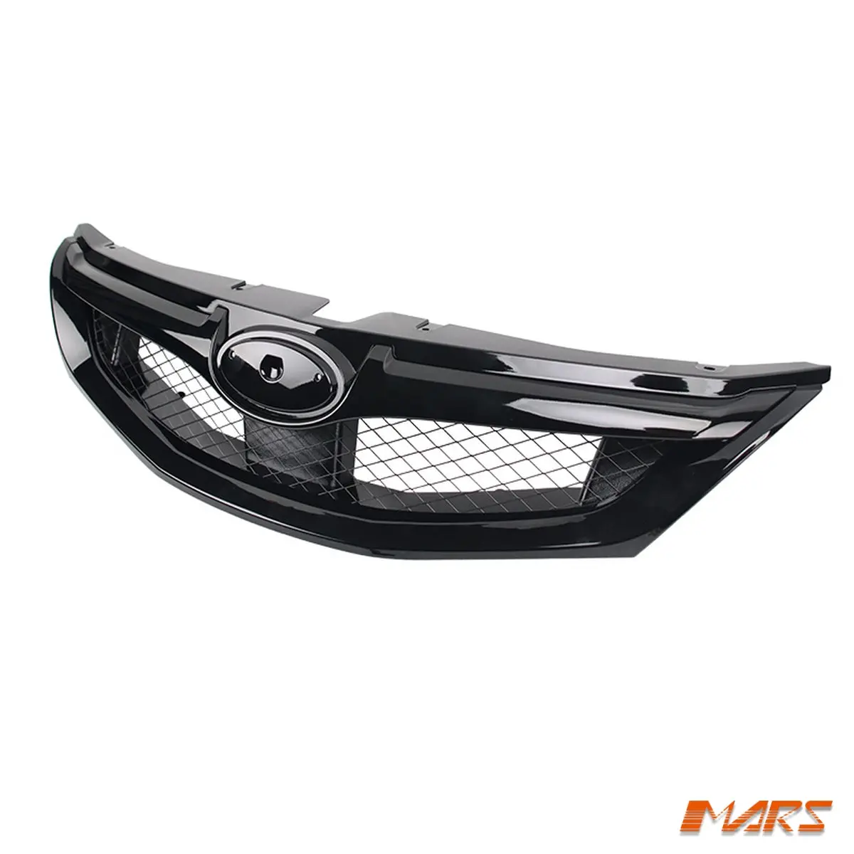 Gloss Black Front Bumper Bar Grill Bodykit For Subaru Wrx 07-10 Hatch & Sedan 1