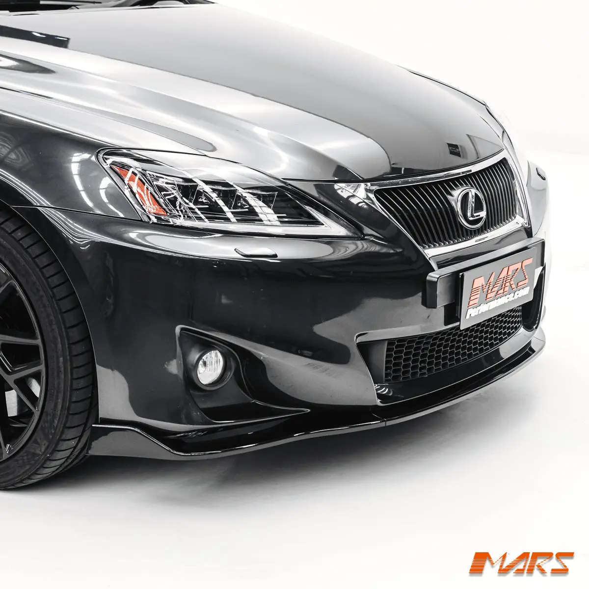 Floaro Gloss Black Front Bumper Bar Lower Lip Spoiler With Winglets Bodykit For Lexus Is250 Is350 Xe20 2010-2013 1