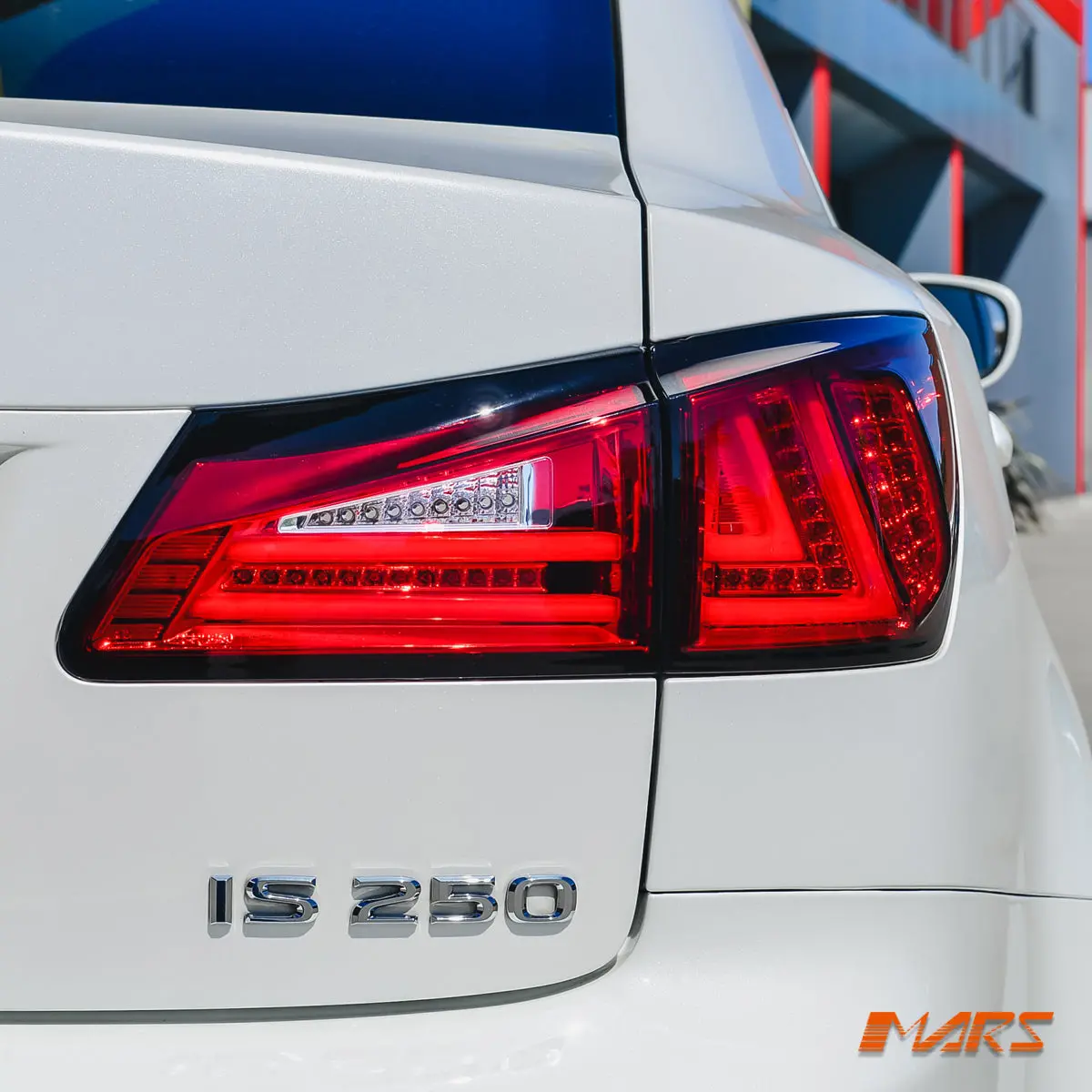 Red Clear 3D Stripe Full Led Tail Lights For Lexus Isf Is250 Is350 Xe20 2005-2013 1