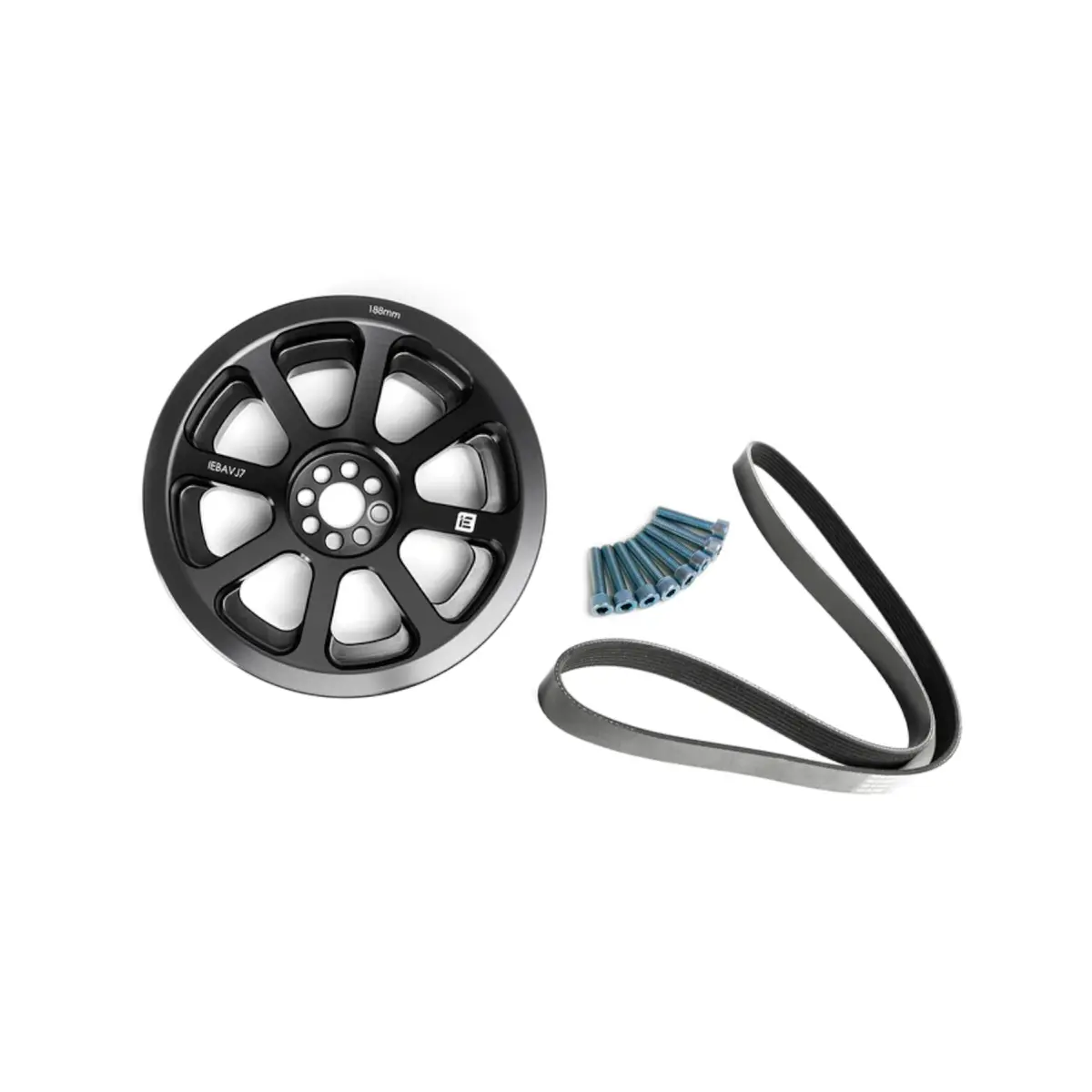 Integrated Engineering 188Mm Supercharger Crank Pulley & Damper Upgrade Kit | B8 S4 · S5 · Q5 · Sq5 · C7 A6 · A7 | 3.0L Sc V6 1