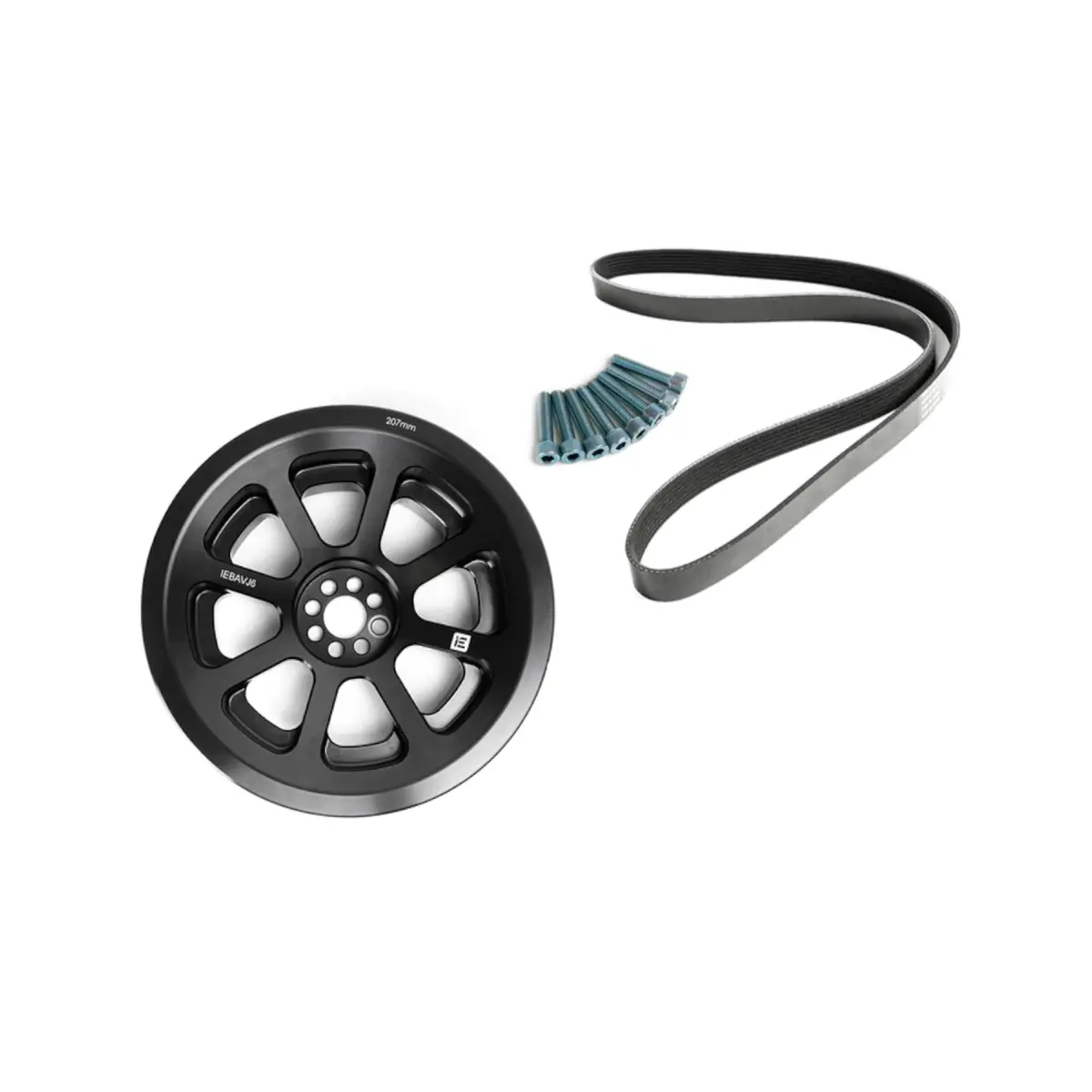 Integrated Engineering 207Mm Supercharger Crank Pulley & Damper Upgrade Kit | B8 S4 · S5 · Q5 · Sq5 · C7 A6 · A7 | 3.0L Sc V6 1