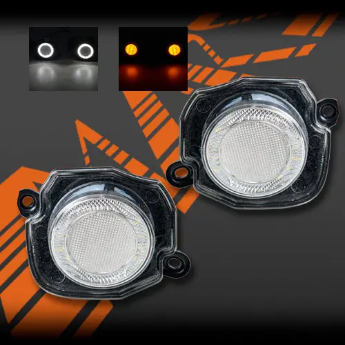 Crystal Clear Led Halo Front Indicator Turn Signal Lights For Suzuki Jimny Gj Jj 2019-2024 2