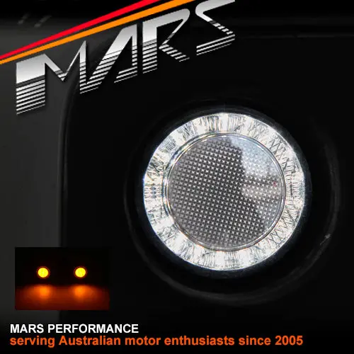 Crystal Clear Led Halo Front Indicator Turn Signal Lights For Suzuki Jimny Gj Jj 2019-2024 1