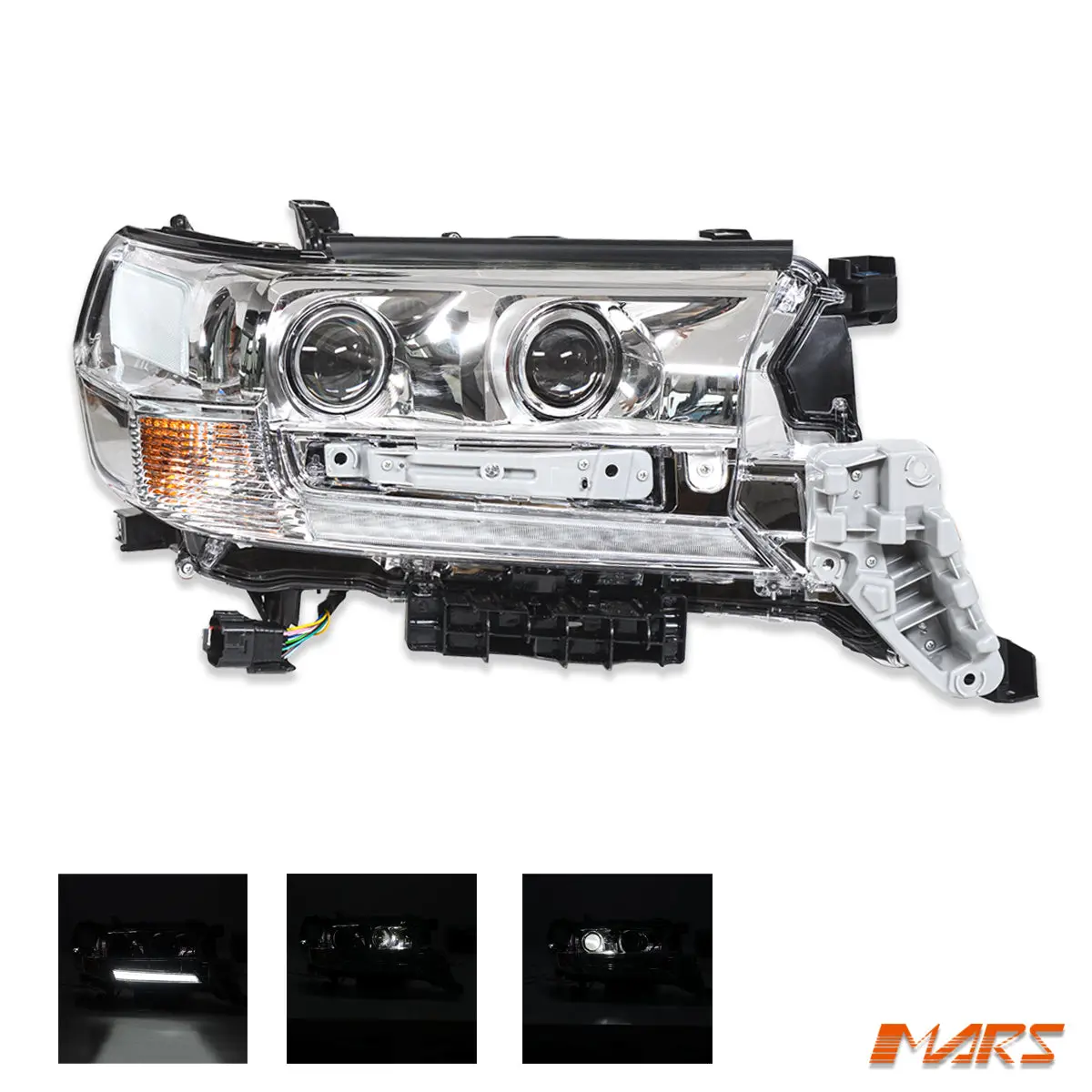 Right (Driver Side) Led Headlight With Auto Levelling & Drl For Toyota Landcruiser 200 Series Vx / Sahara (2015–2021) 1